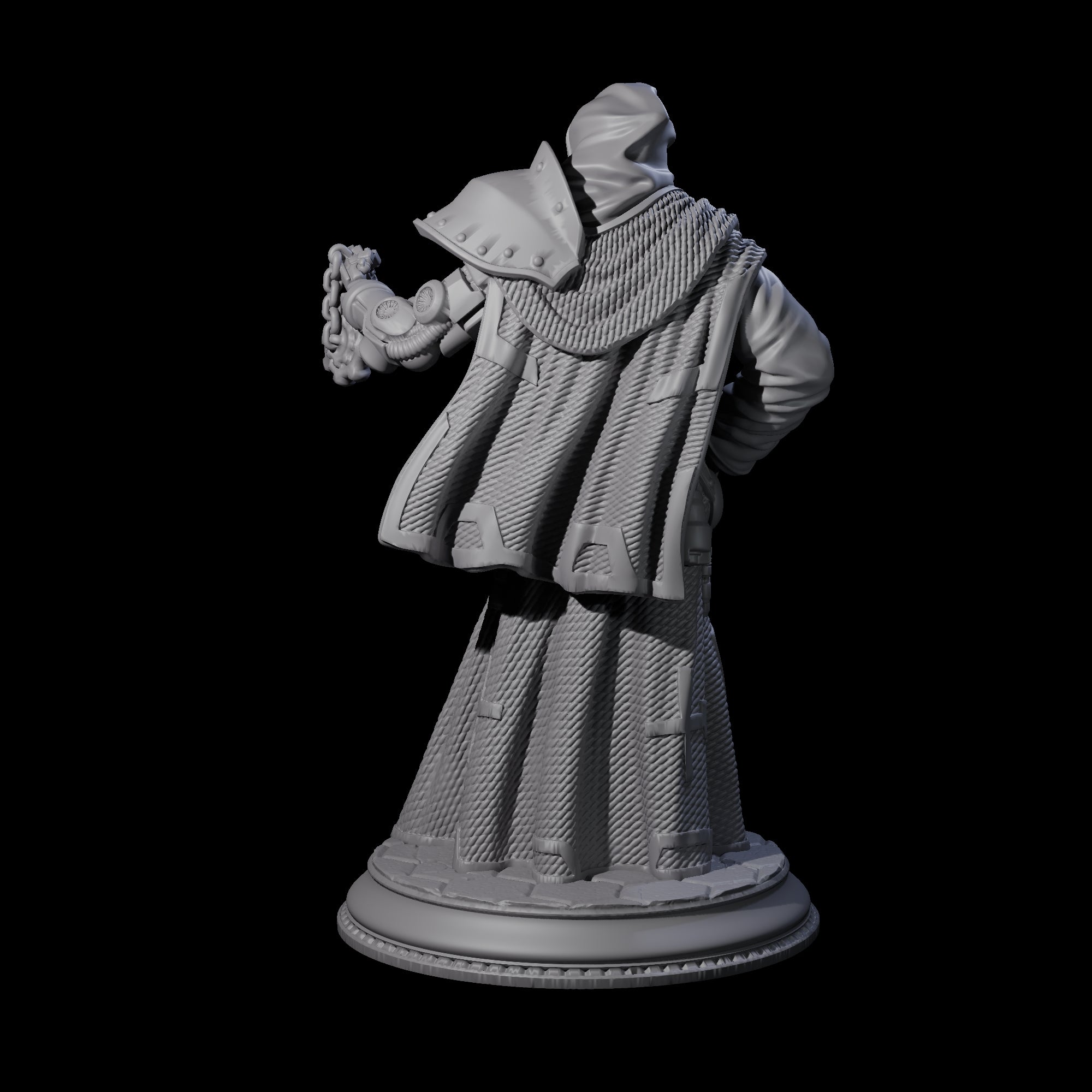 Masked Judge Miniature for Dungeons and Dragons, Pathfinder or other TTRPGs