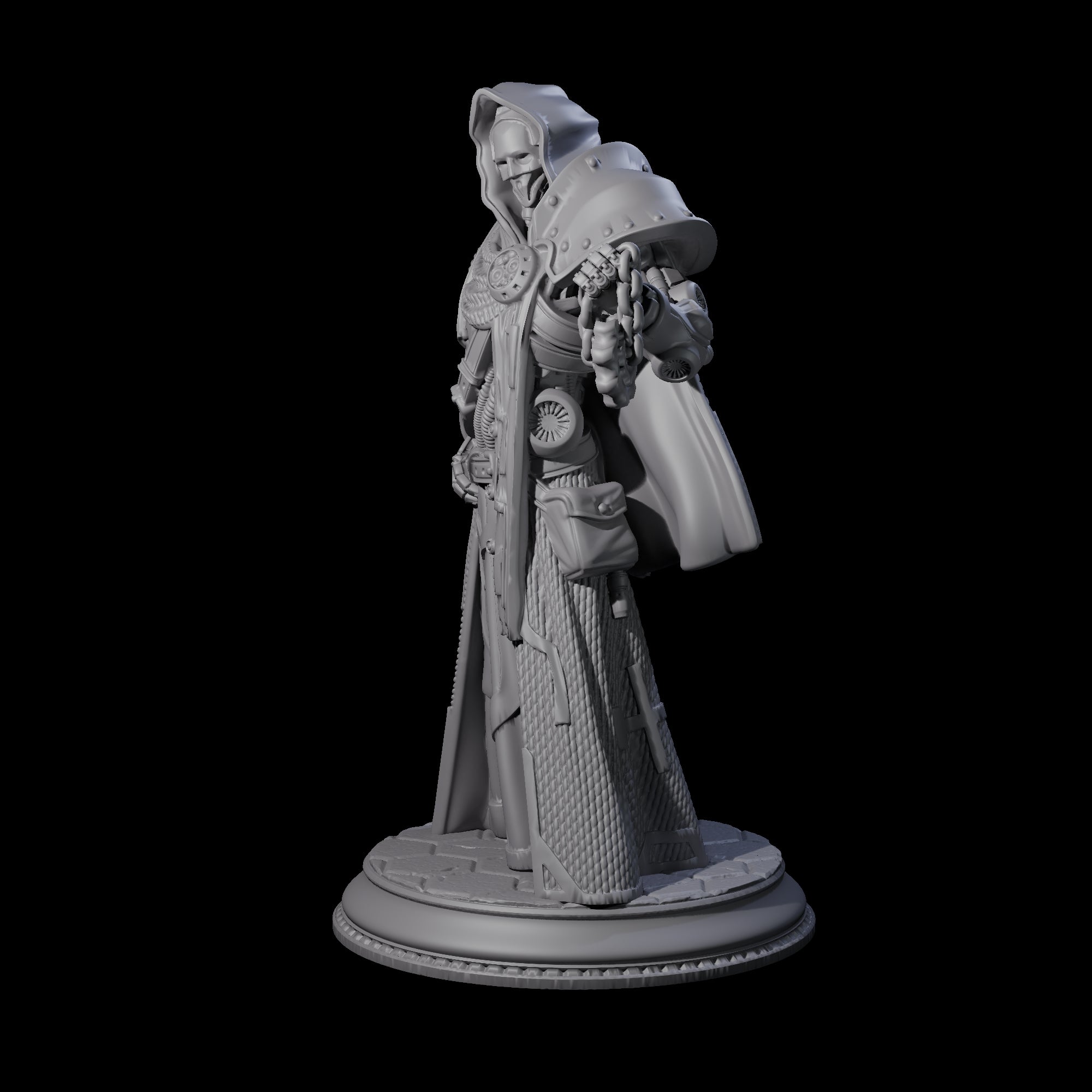 Masked Judge Miniature for Dungeons and Dragons, Pathfinder or other TTRPGs