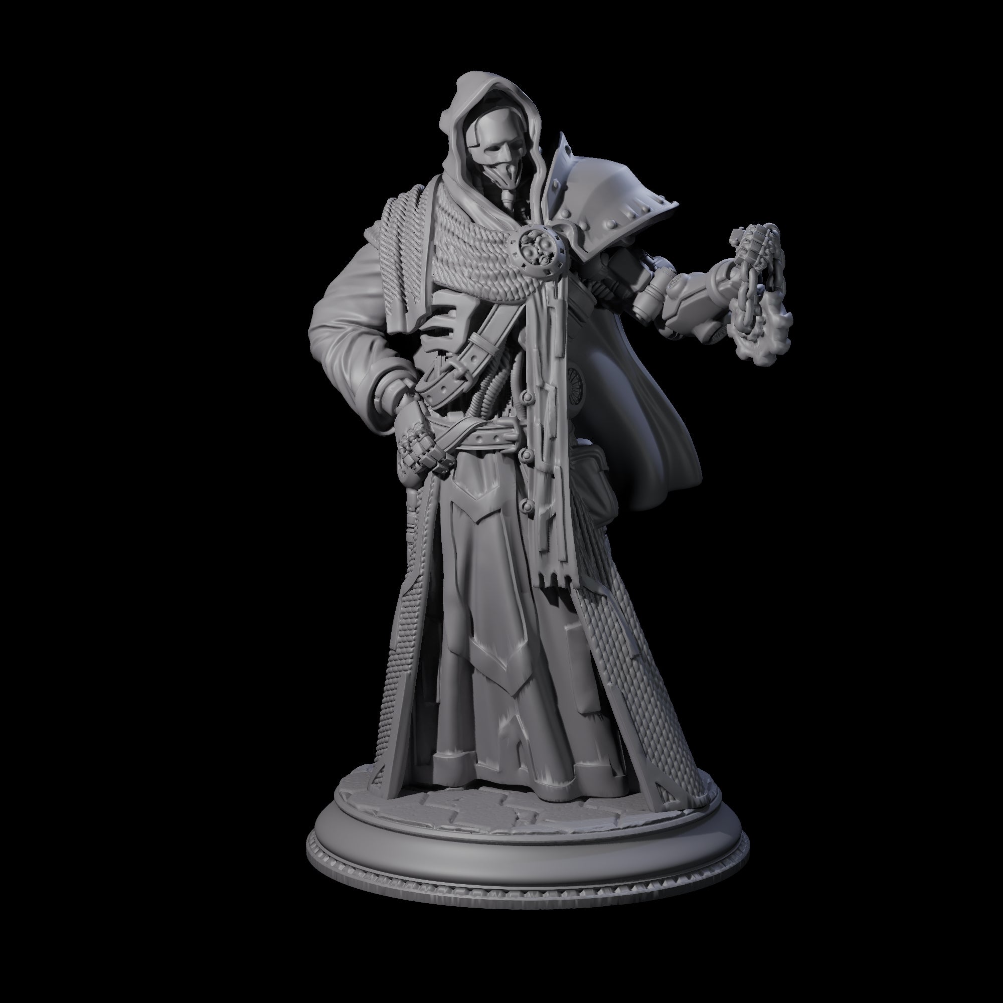 Masked Judge Miniature for Dungeons and Dragons, Pathfinder or other TTRPGs