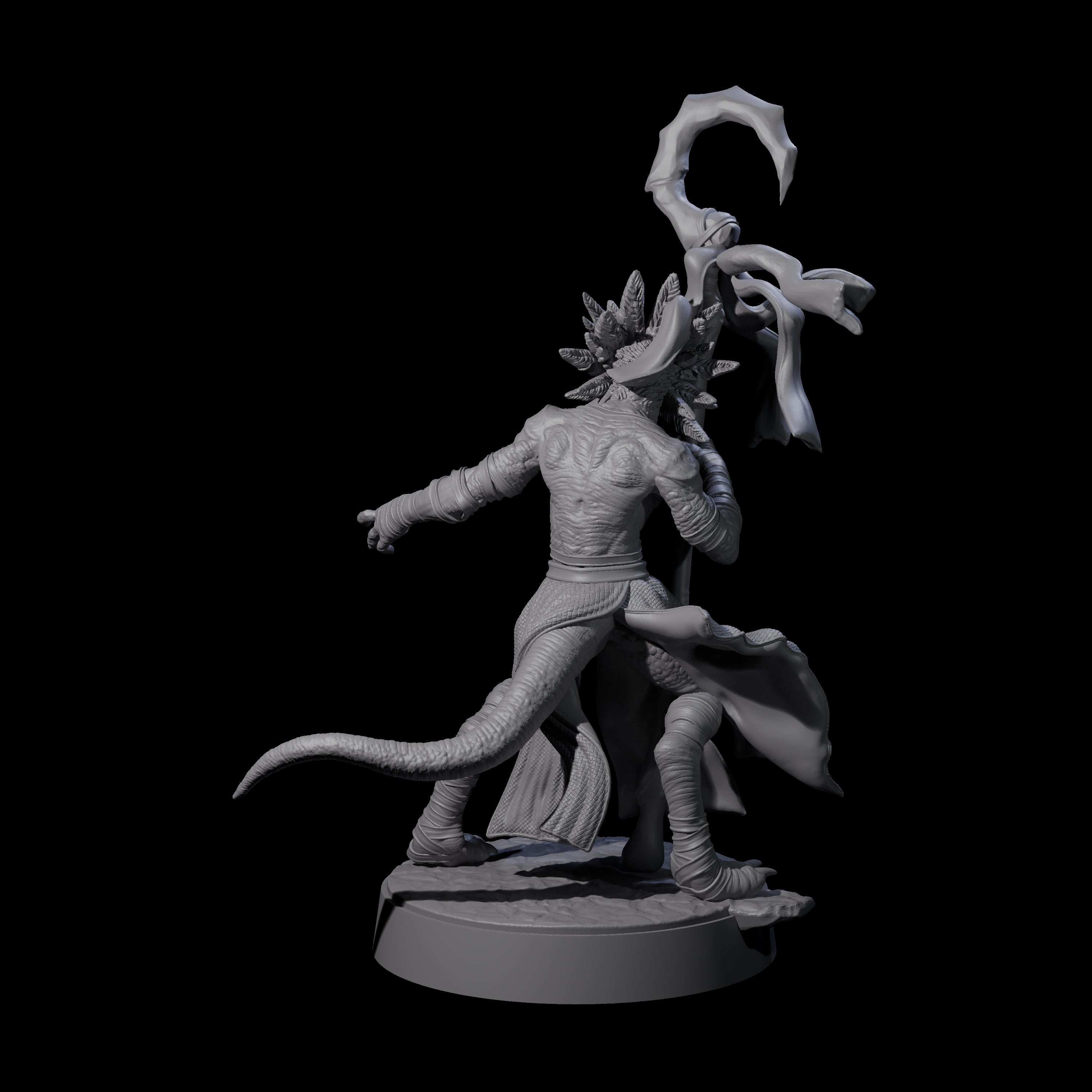 Masked Kobold Sorcerer Miniature for Dungeons and Dragons, Pathfinder or other TTRPGs