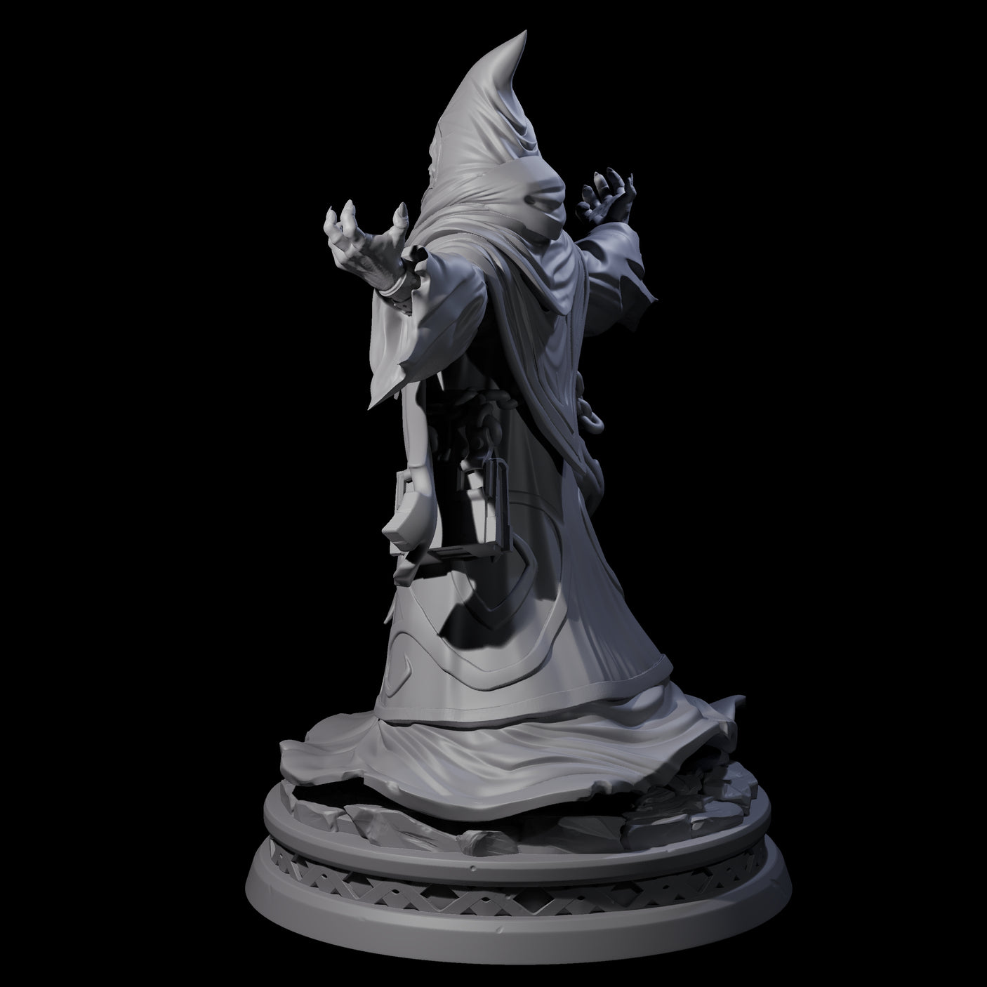 Masked Robed Cultist A Miniature for Dungeons and Dragons, Pathfinder or other TTRPGs