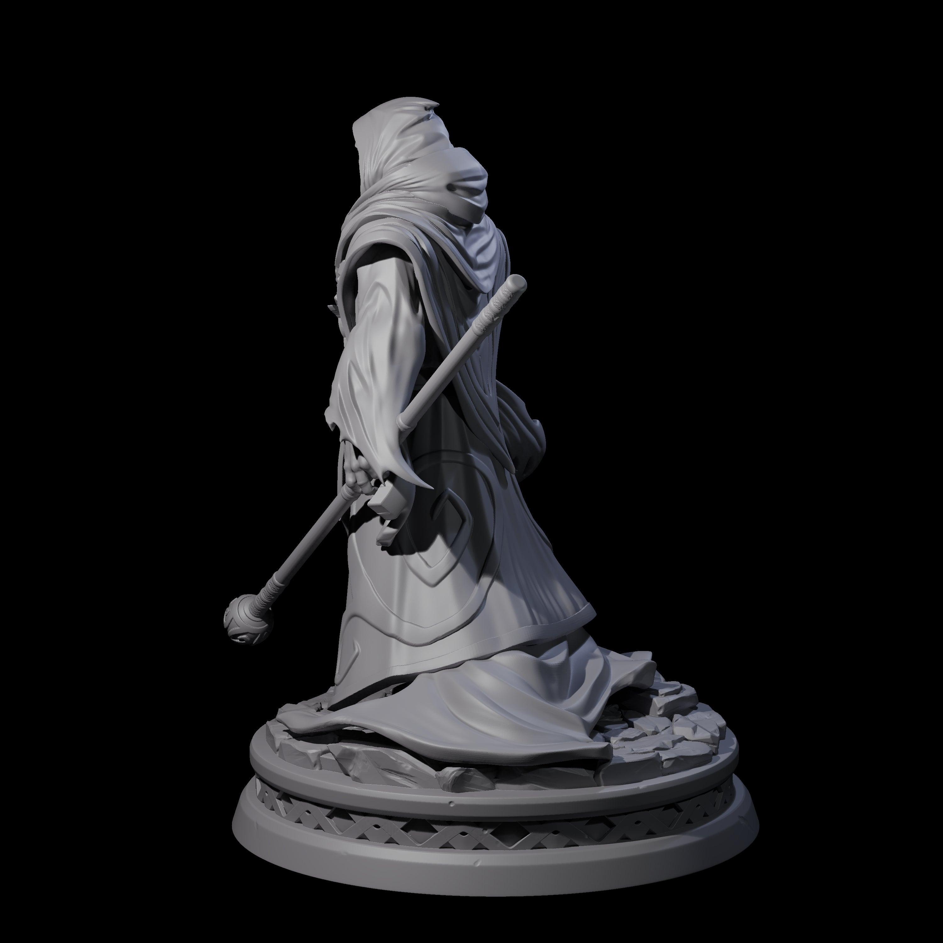 Masked Robed Cultist B Miniature for Dungeons and Dragons, Pathfinder or other TTRPGs