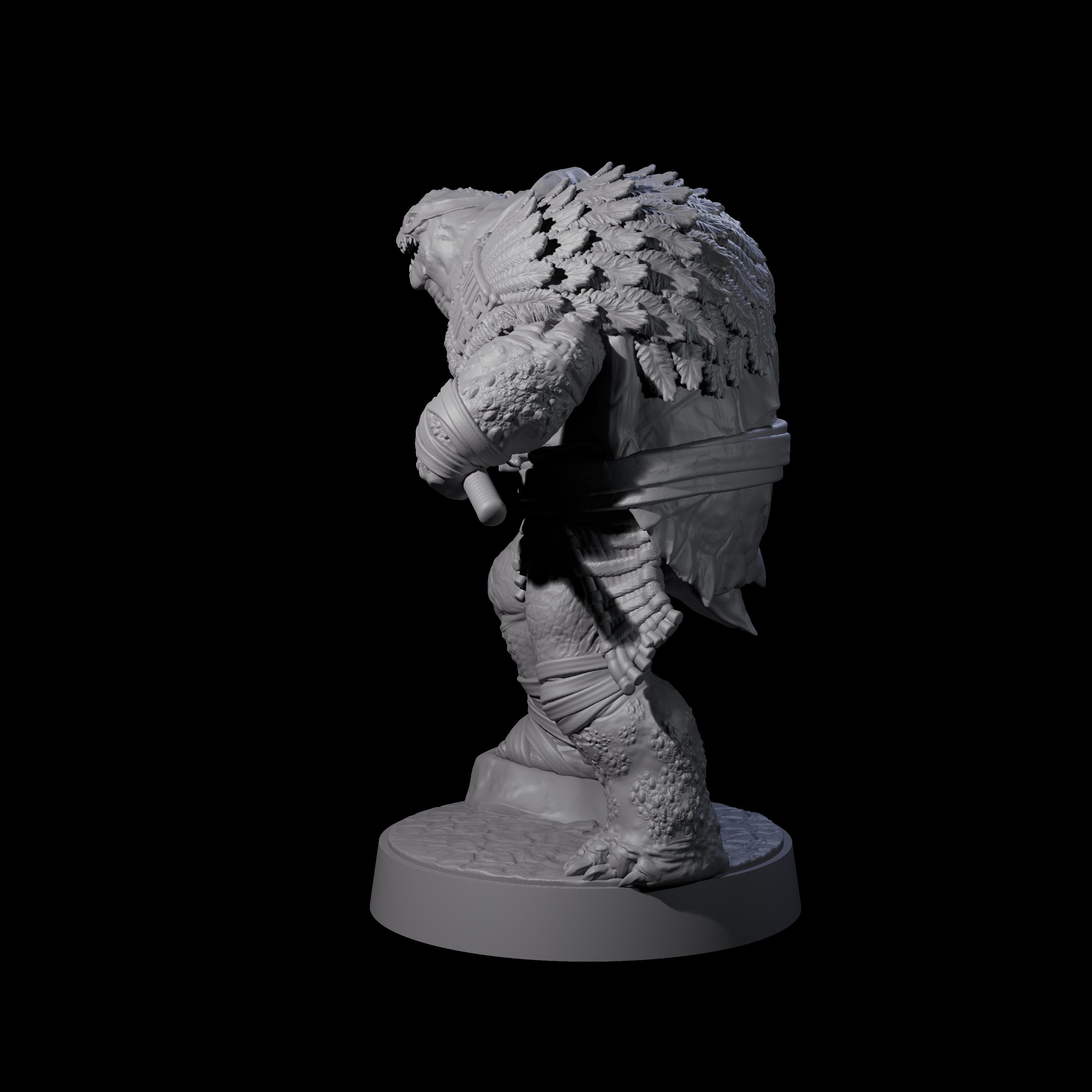 Masked Tortle Ninja C Miniature for Dungeons and Dragons, Pathfinder or other TTRPGs