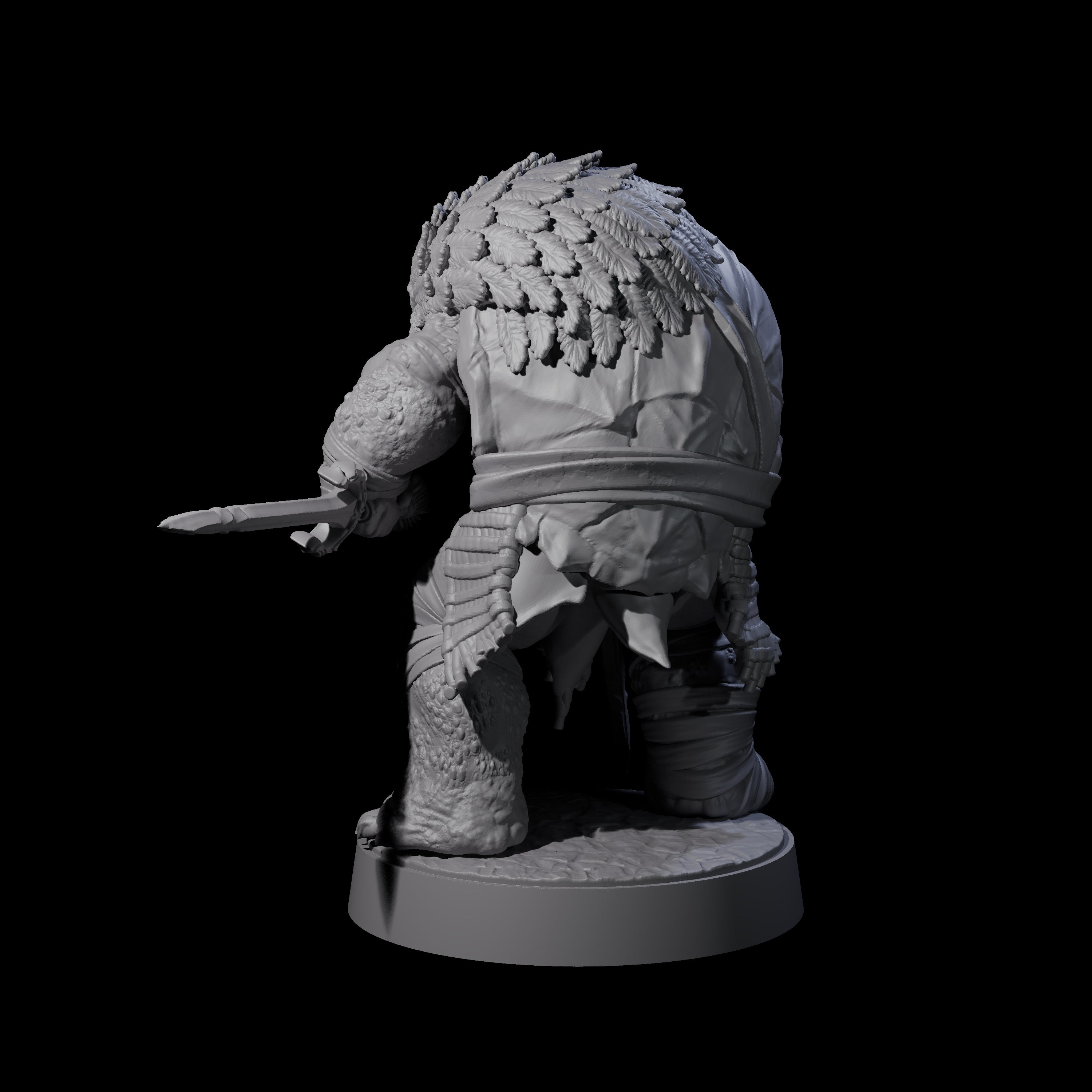 Masked Tortle Ninja D Miniature for Dungeons and Dragons, Pathfinder or other TTRPGs