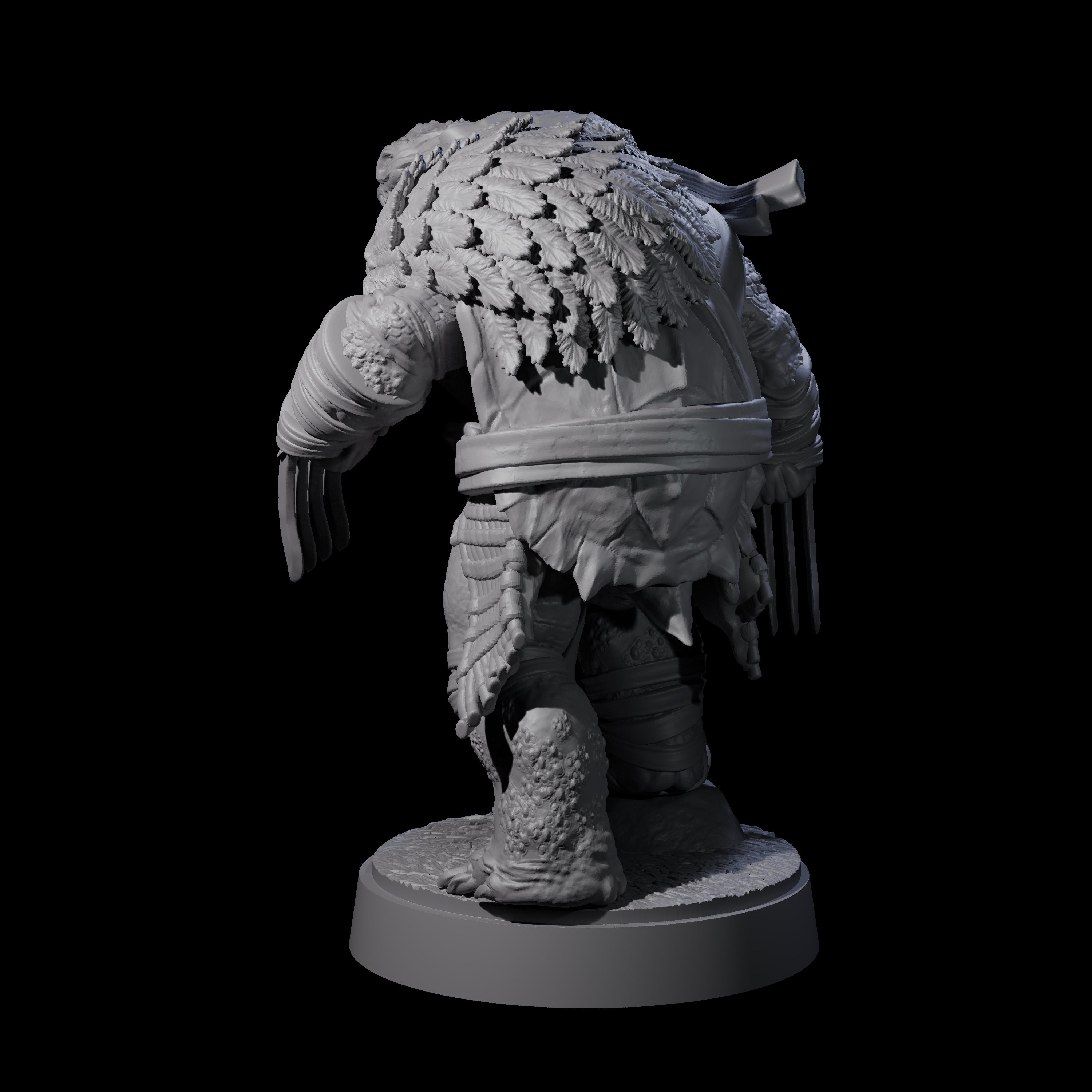 Masked Tortle Ninja E Miniature for Dungeons and Dragons, Pathfinder or other TTRPGs