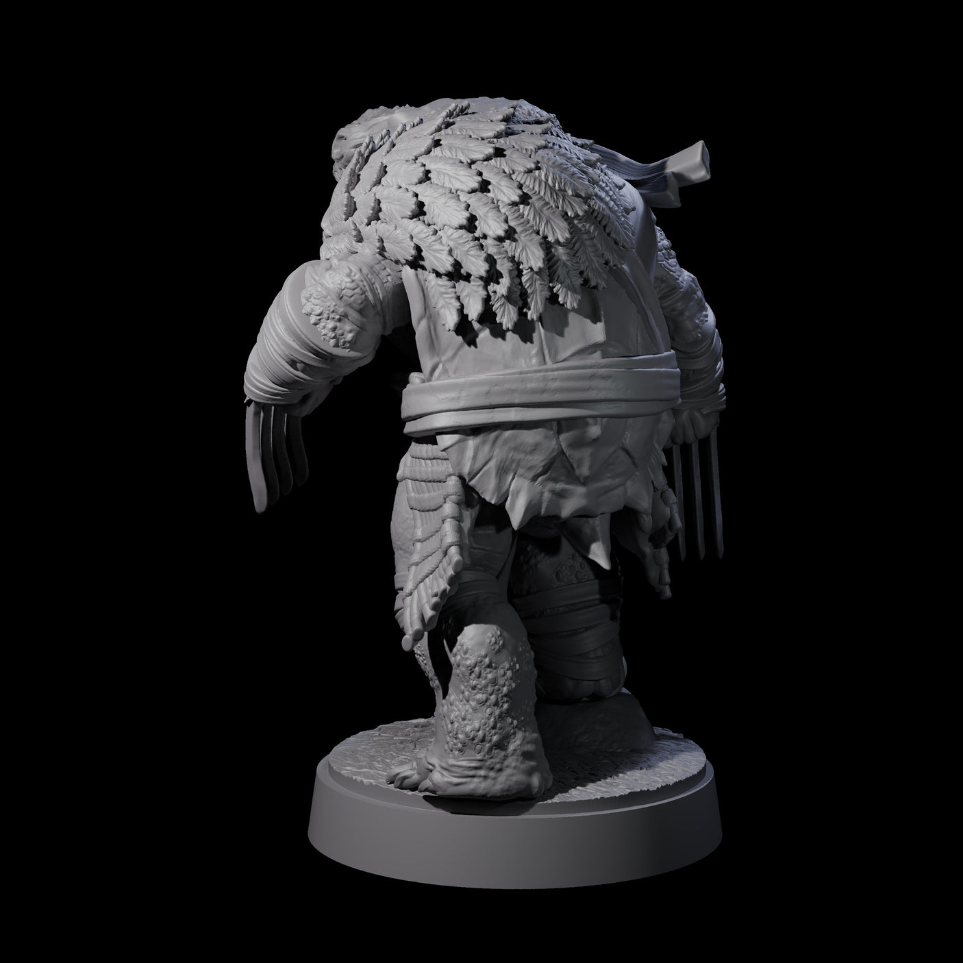 Masked Tortle Ninja E Miniature for Dungeons and Dragons, Pathfinder or other TTRPGs