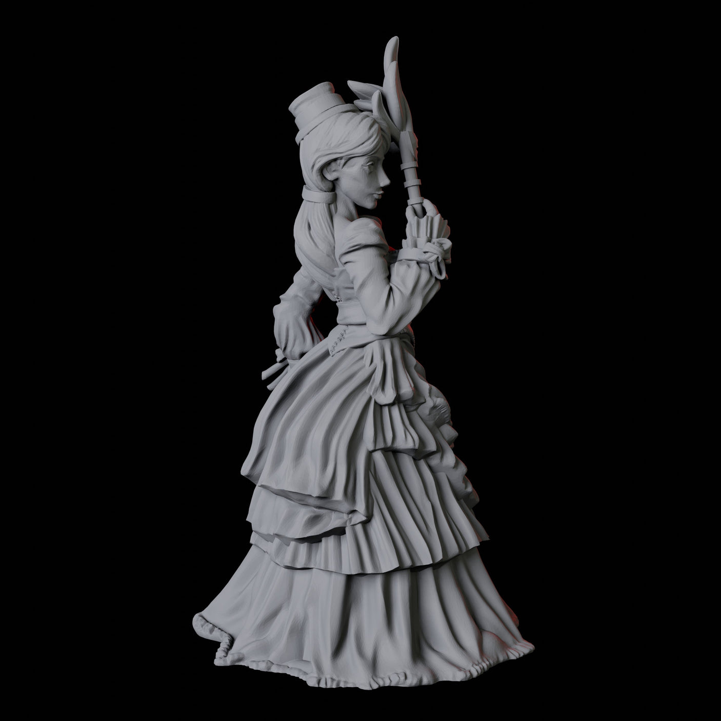 Masquerade Lady B Miniature for Dungeons and Dragons, Pathfinder or other TTRPGs