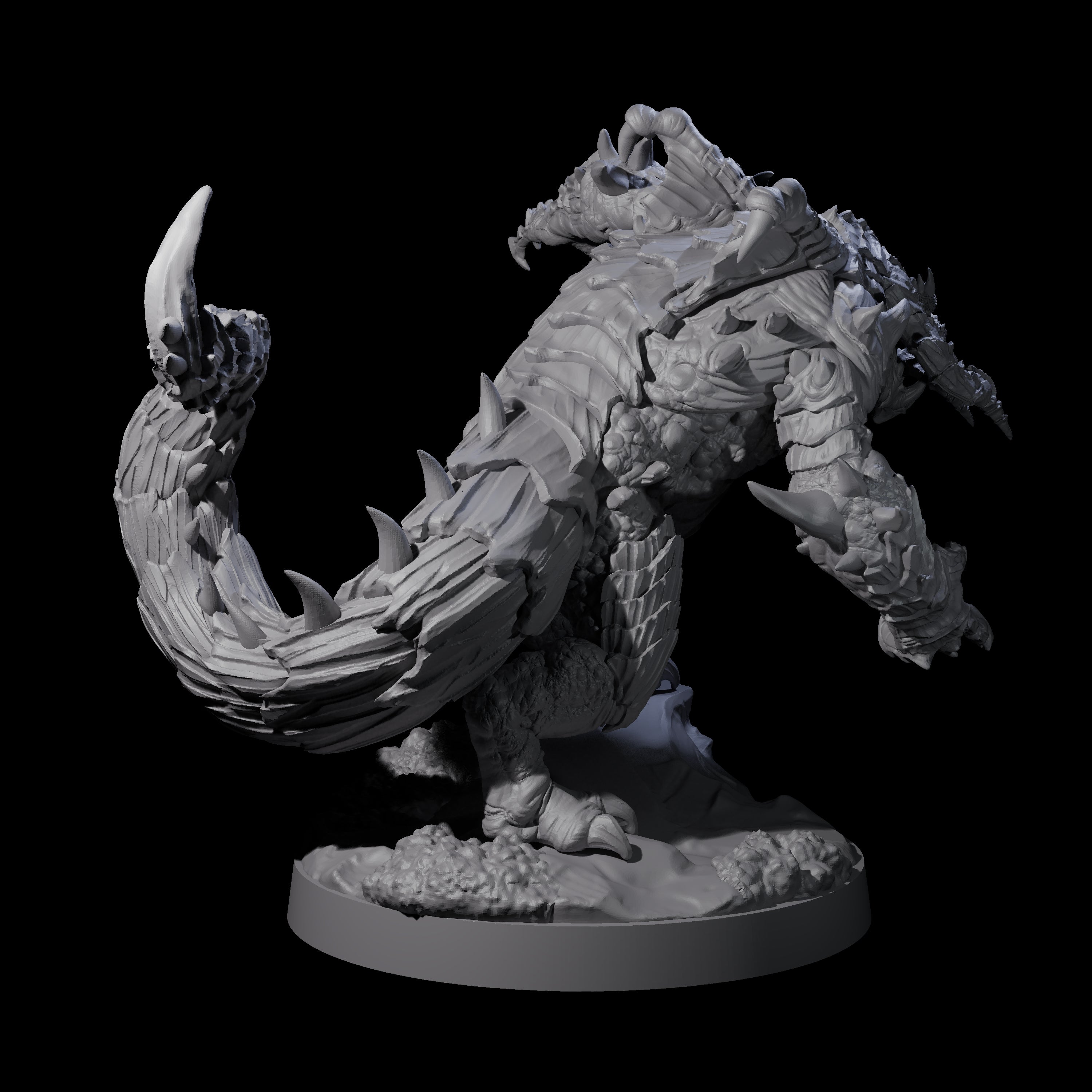 Massive Dragon Ogre A Miniature for Dungeons and Dragons, Pathfinder or other TTRPGs