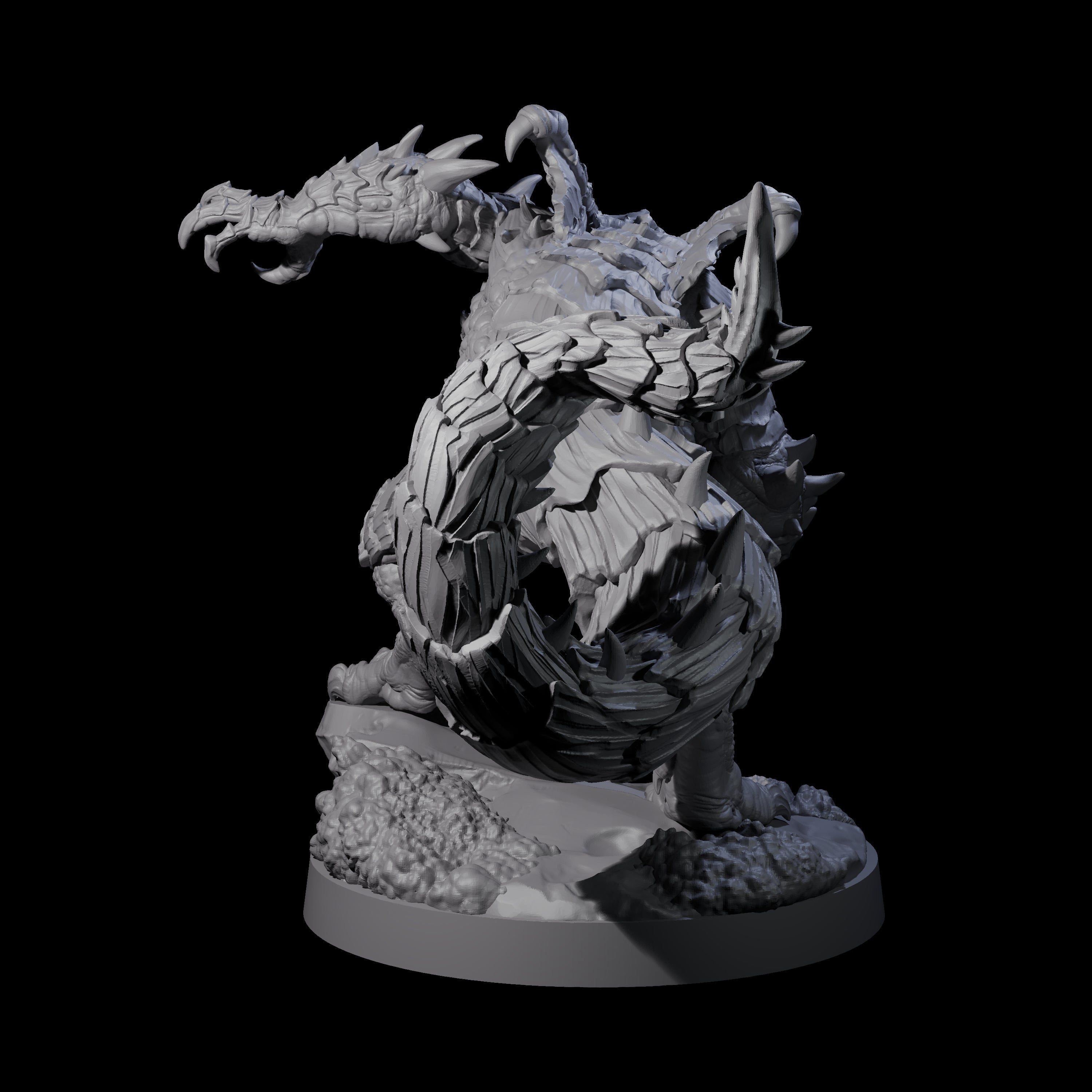 Massive Dragon Ogre A Miniature for Dungeons and Dragons, Pathfinder or other TTRPGs