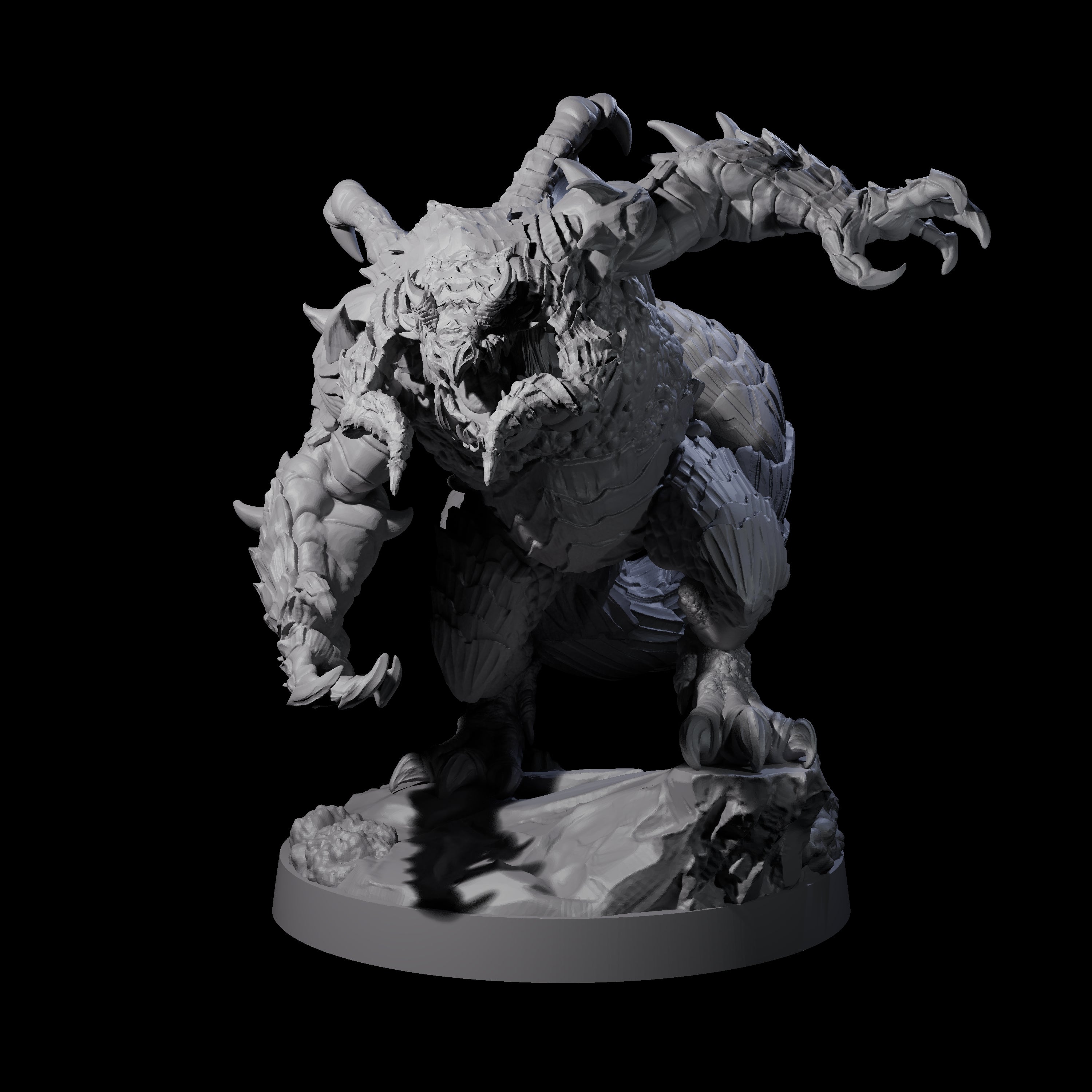 Massive Dragon Ogre A Miniature for Dungeons and Dragons, Pathfinder or other TTRPGs