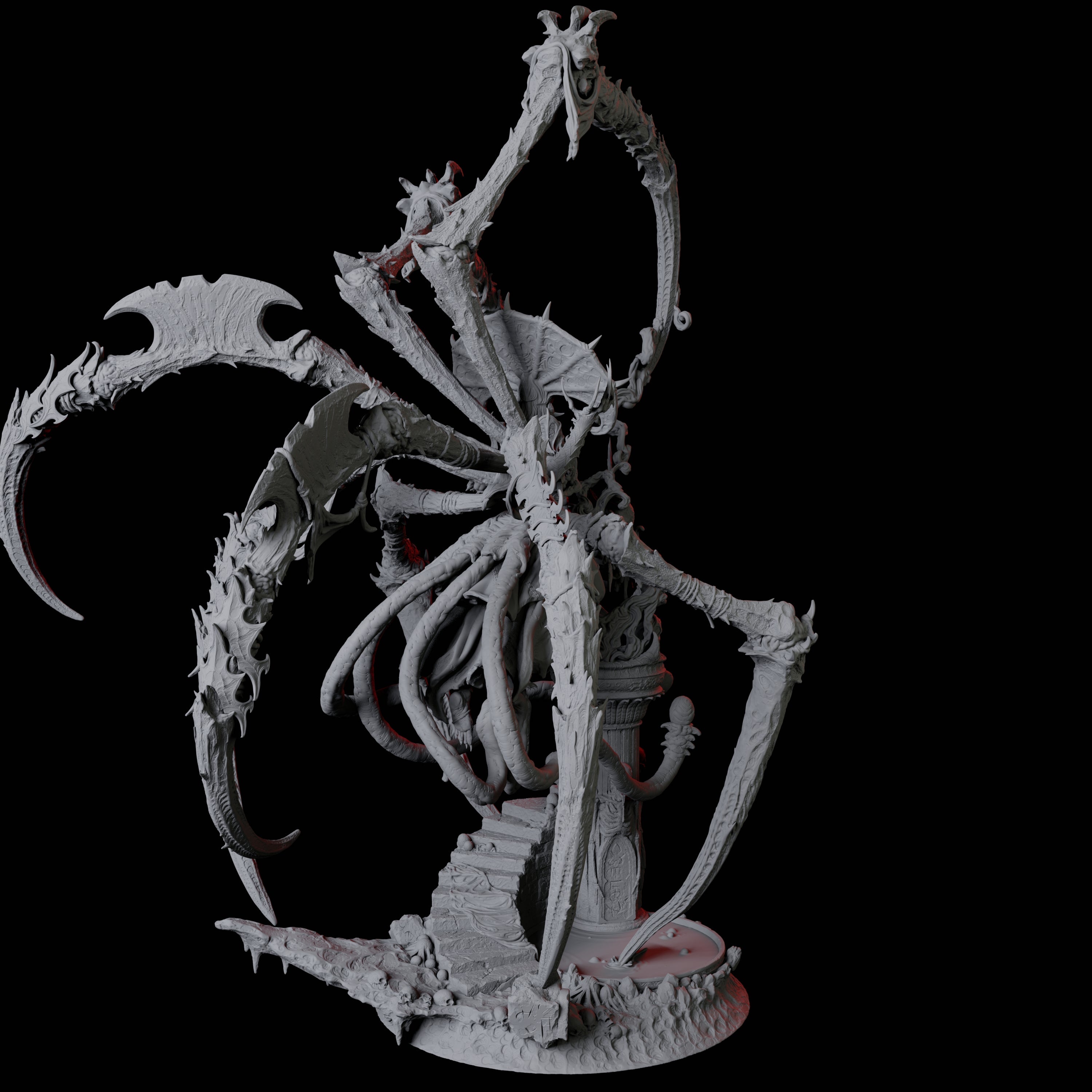 Master Jorogumo Blood Sorceress Miniature for Dungeons and Dragons, Pathfinder or other TTRPGs