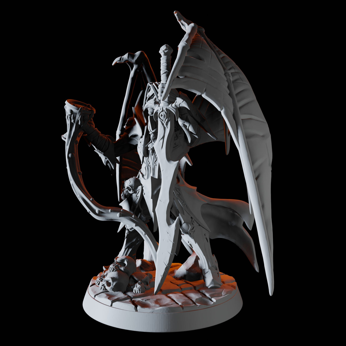 Master Vampire Warrior Miniature for Dungeons and Dragons, Pathfinder or other TTRPGs
