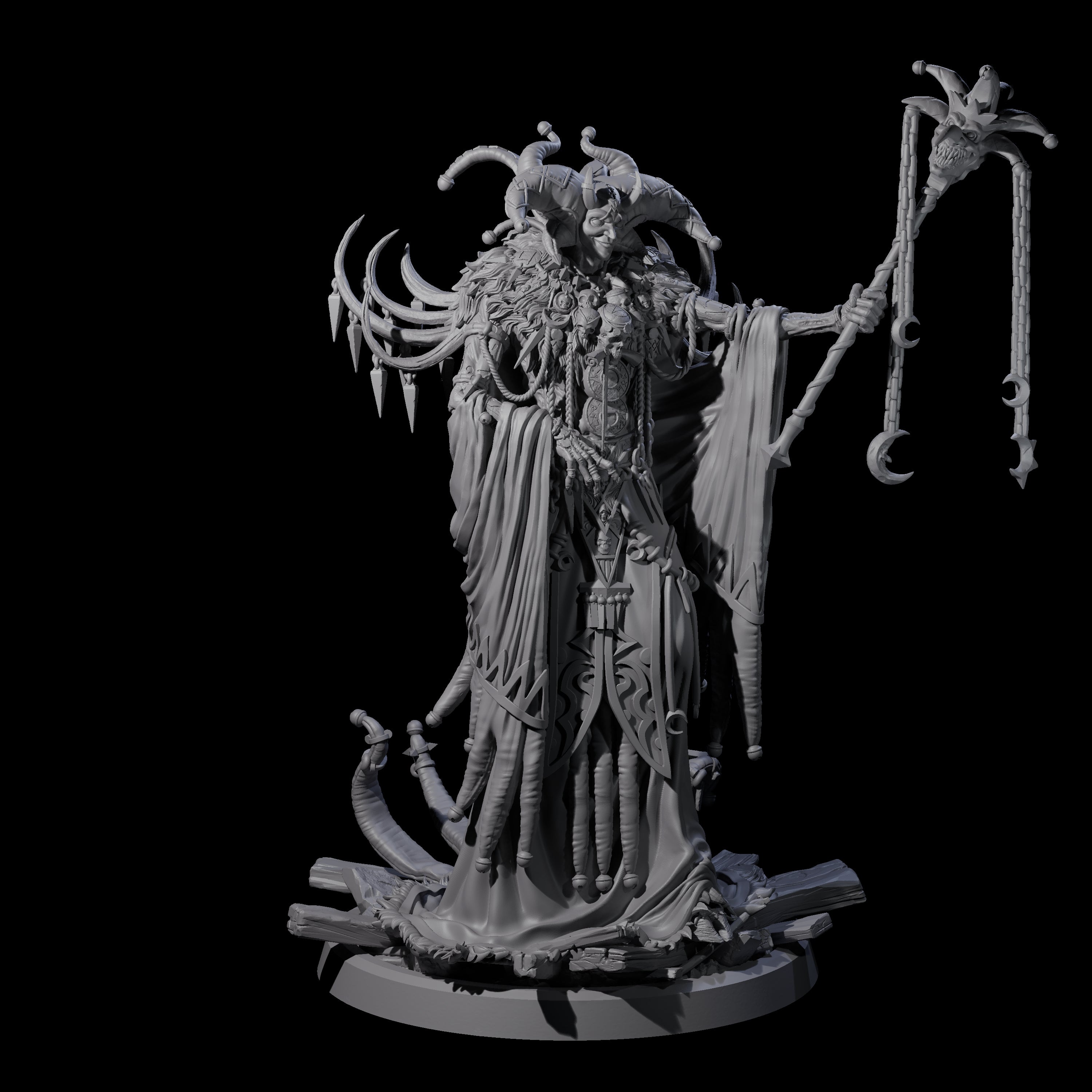 Masterful Cambion High Priest A Miniature for Dungeons and Dragons, Pathfinder or other TTRPGs