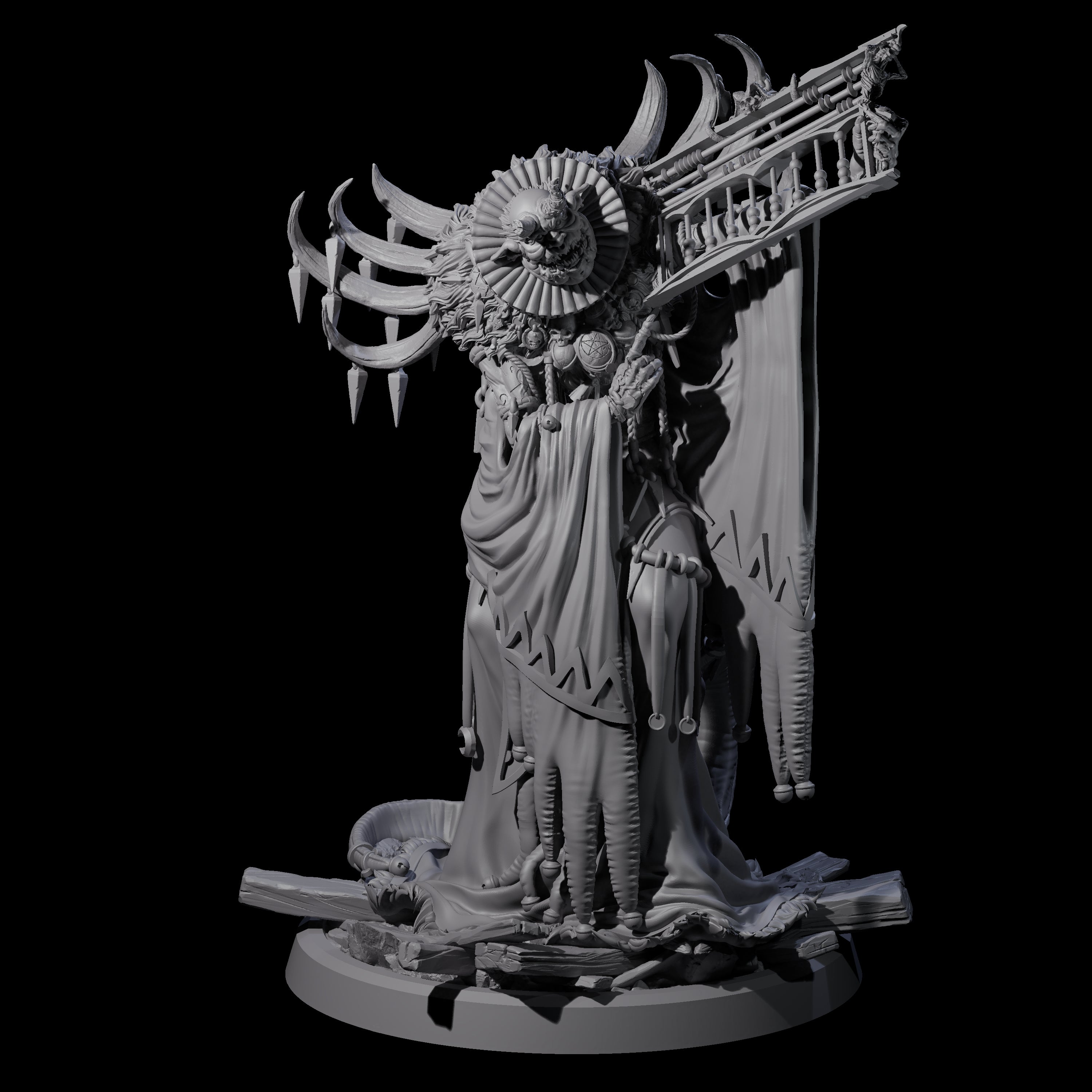 Masterful Cambion High Priest B Miniature for Dungeons and Dragons, Pathfinder or other TTRPGs