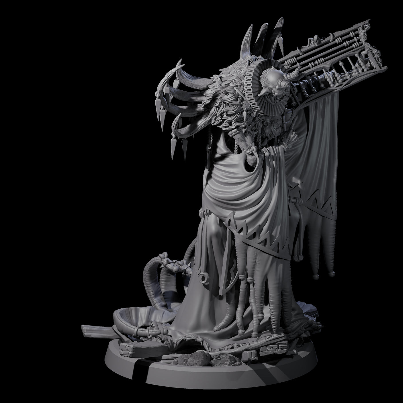 Masterful Cambion High Priest B Miniature for Dungeons and Dragons, Pathfinder or other TTRPGs