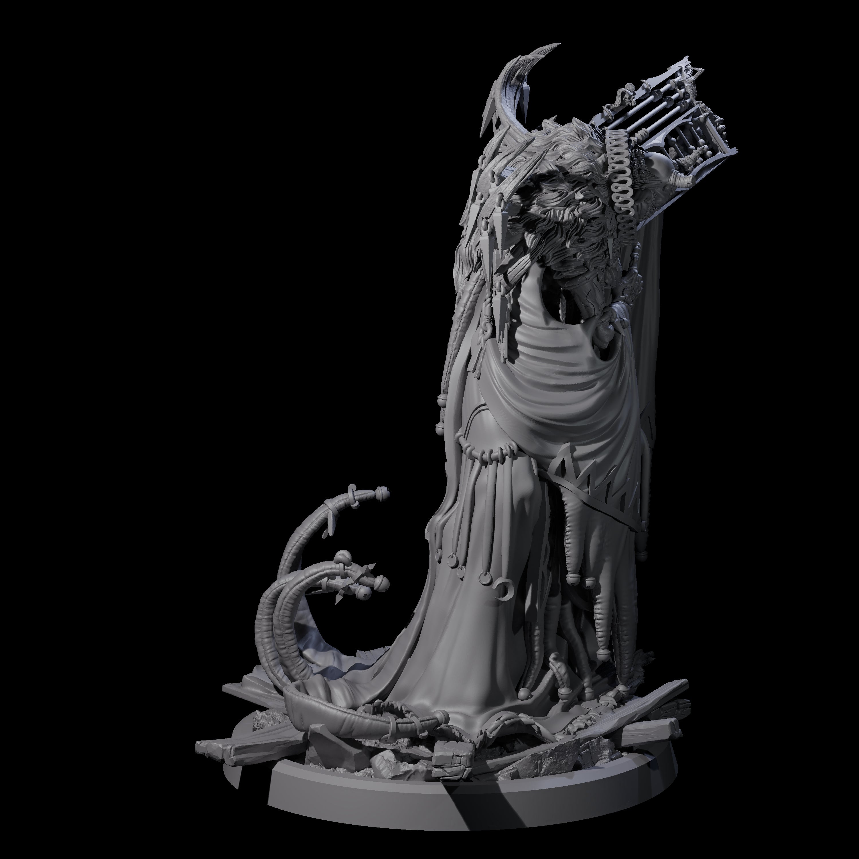 Masterful Cambion High Priest B Miniature for Dungeons and Dragons, Pathfinder or other TTRPGs