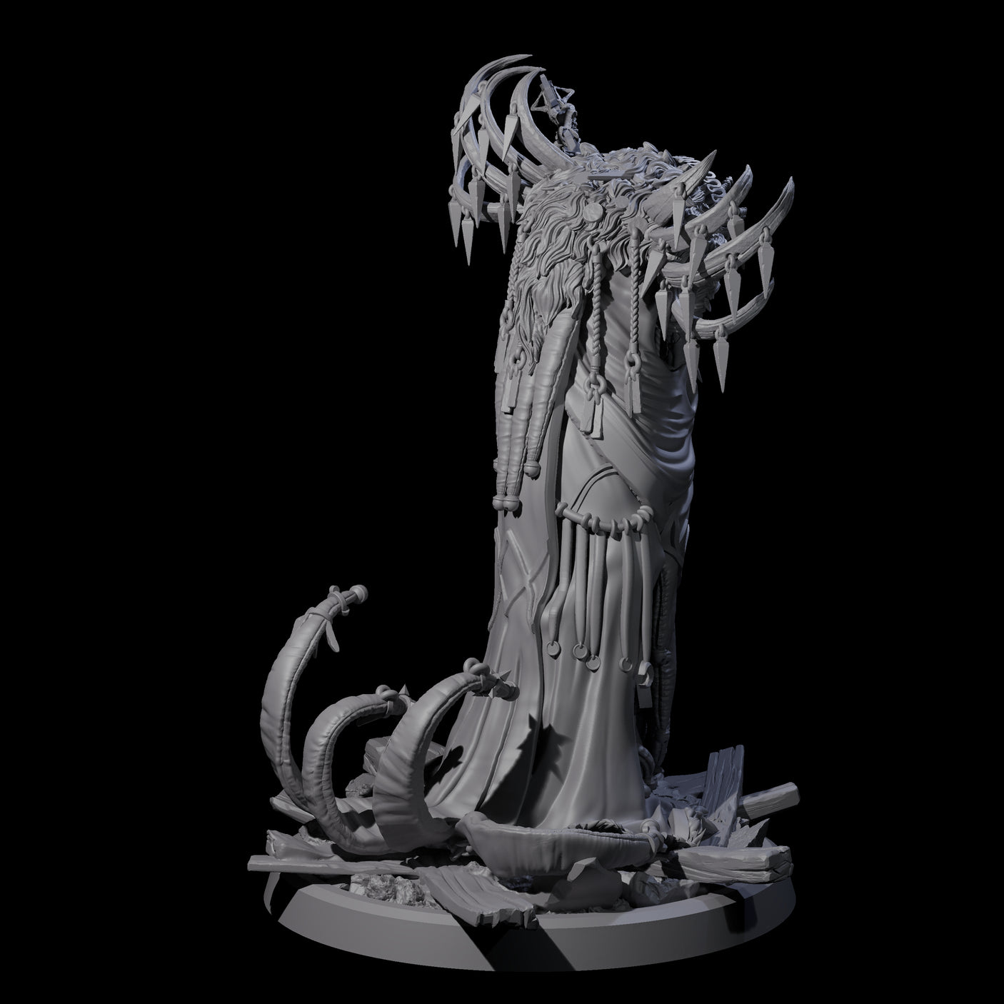 Masterful Cambion High Priest B Miniature for Dungeons and Dragons, Pathfinder or other TTRPGs