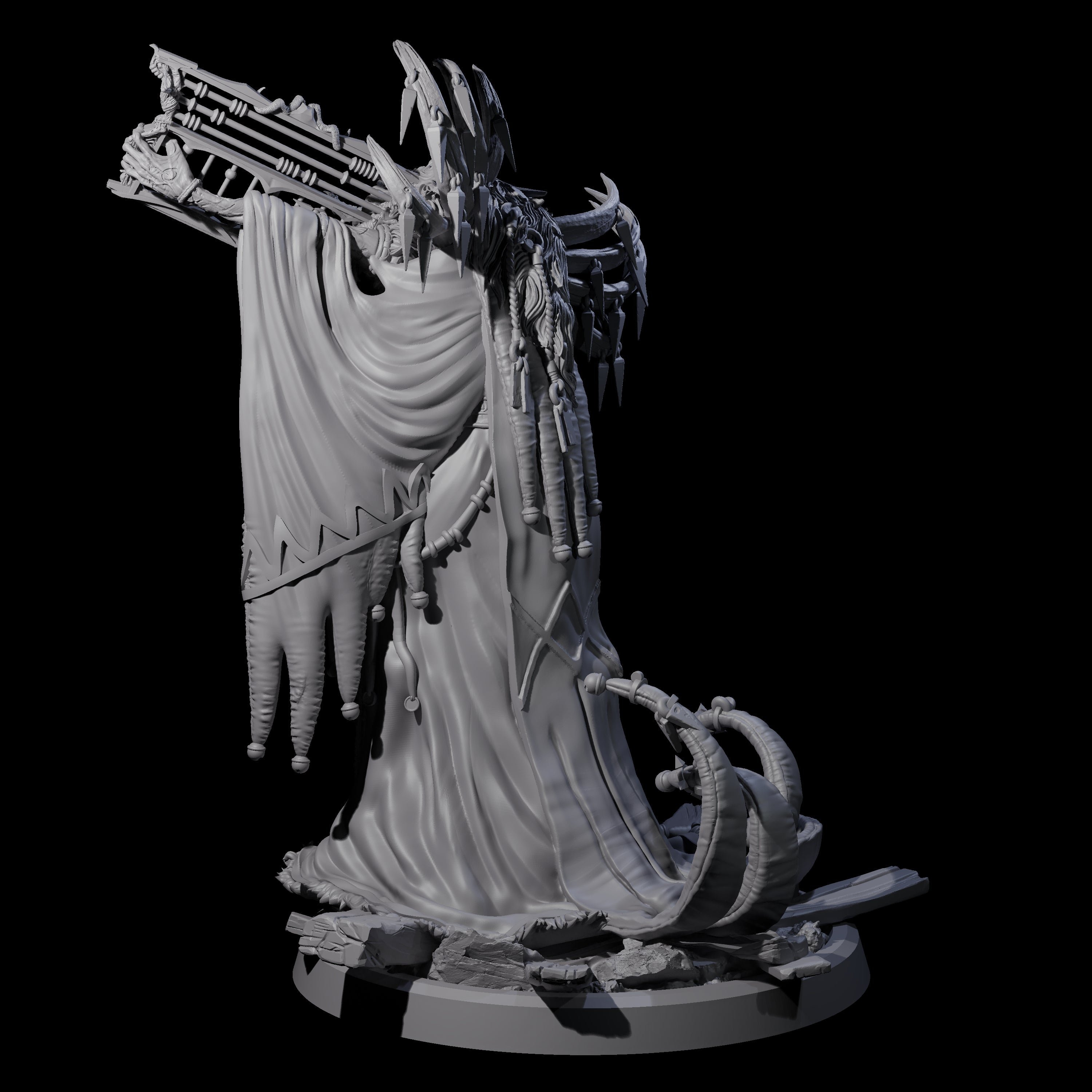 Masterful Cambion High Priest B Miniature for Dungeons and Dragons, Pathfinder or other TTRPGs
