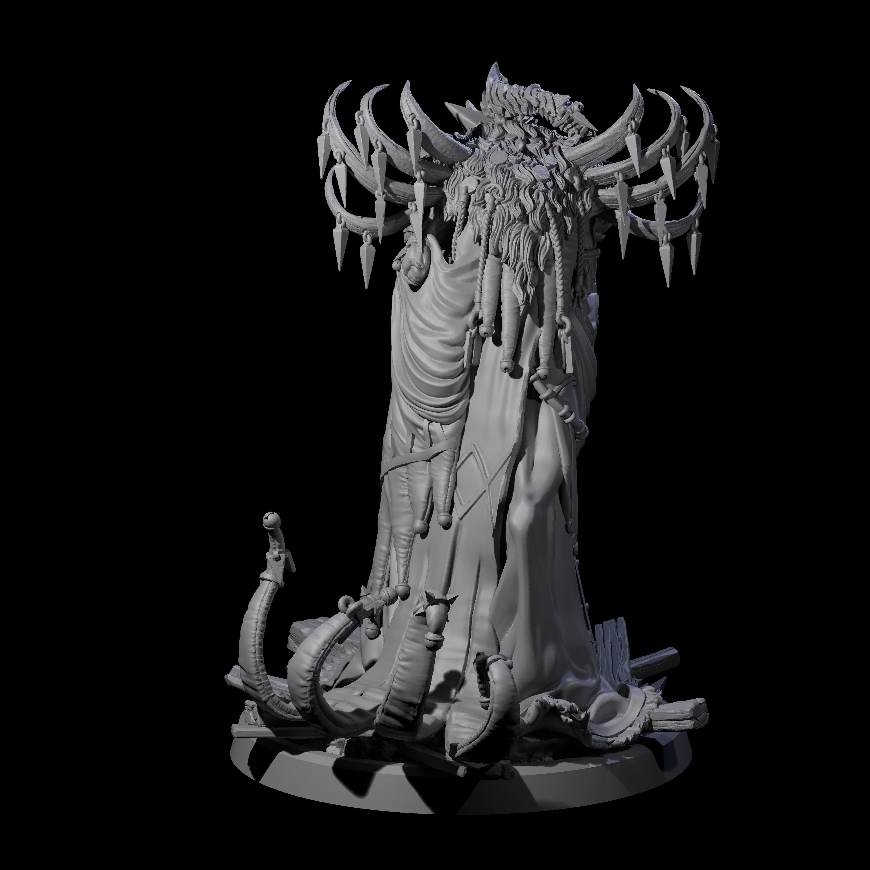 Masterful Cambion High Priest C Miniature for Dungeons and Dragons, Pathfinder or other TTRPGs