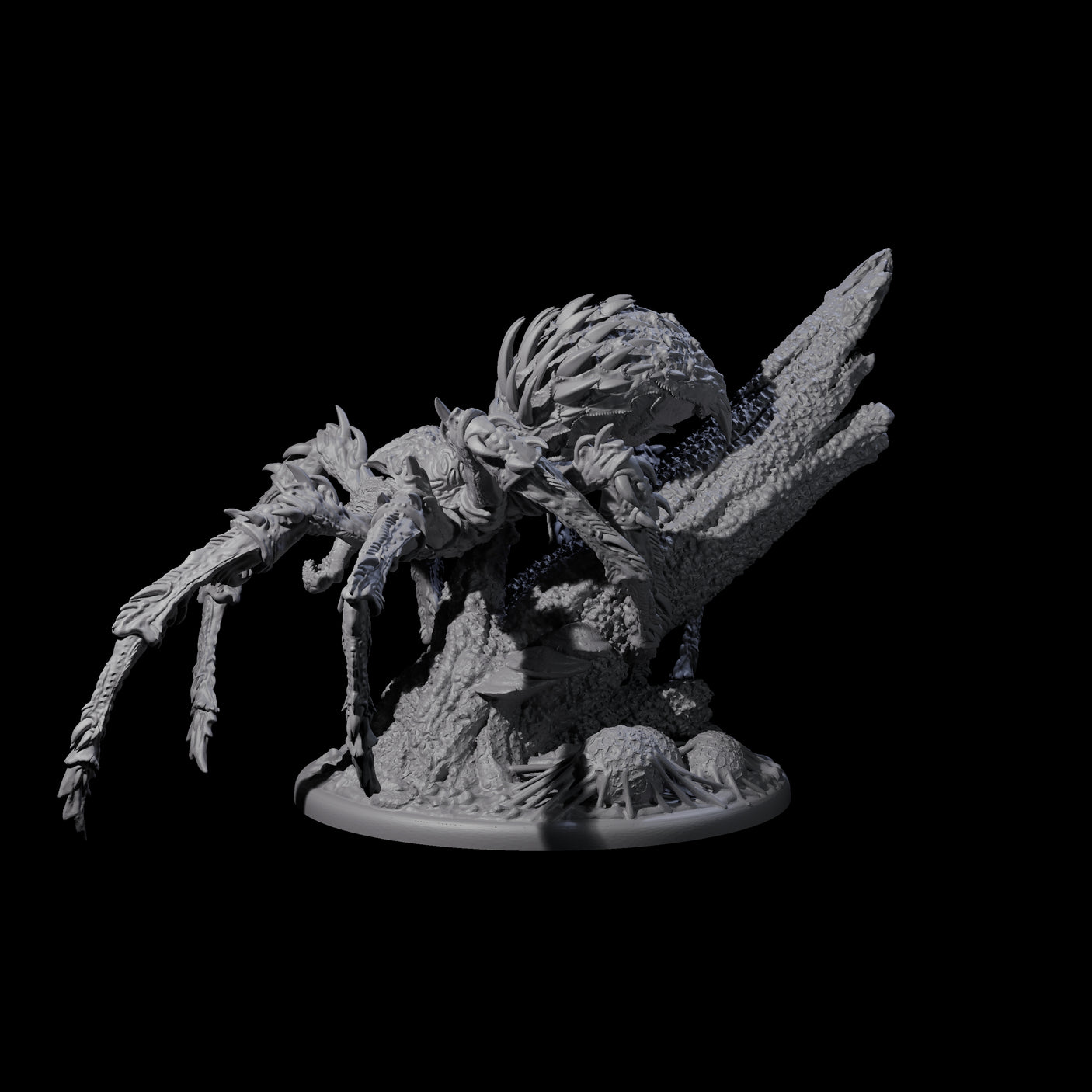 Matriarch Cave Spider Miniature for Dungeons and Dragons, Pathfinder or other TTRPGs