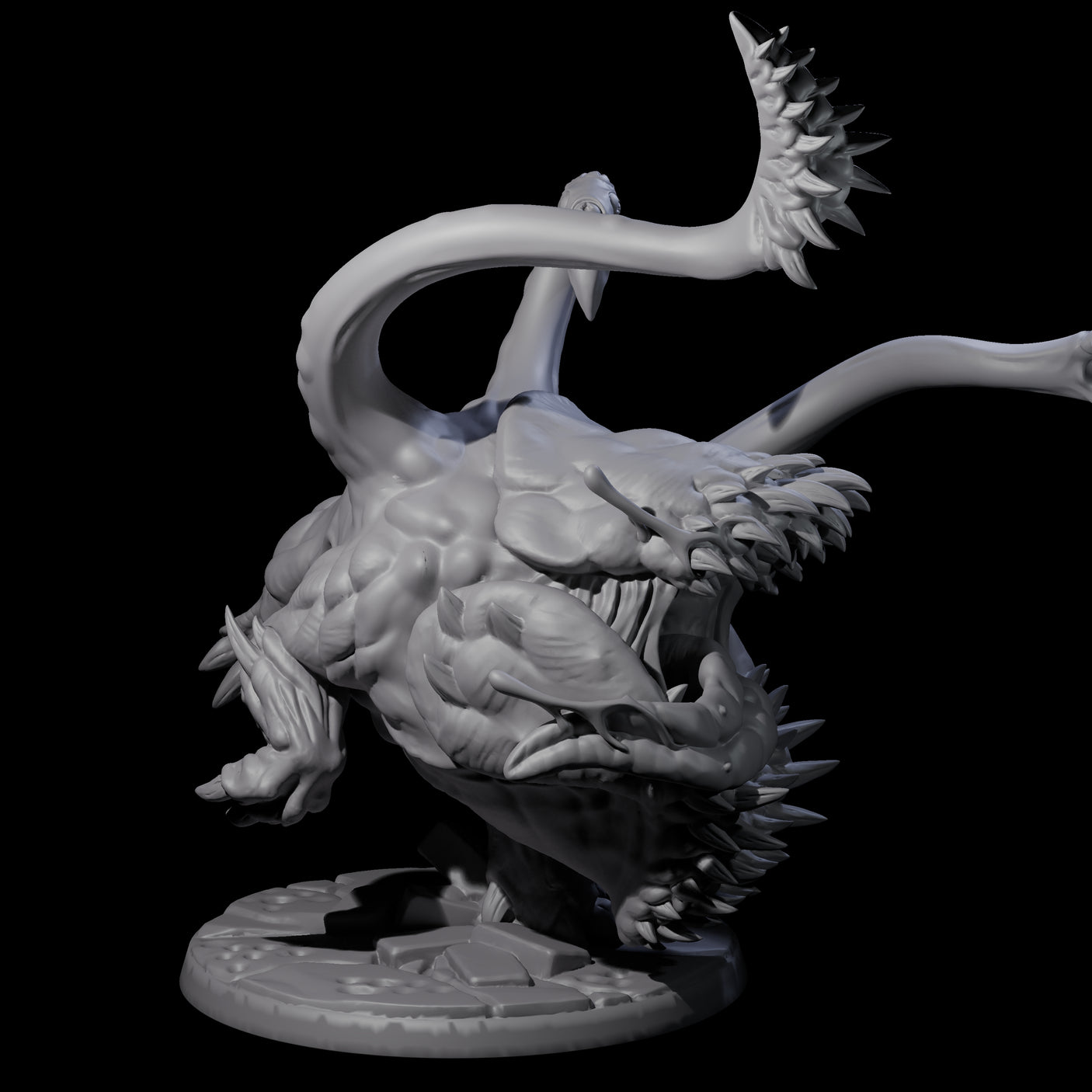 Maw of Hunger A Miniature for Dungeons and Dragons, Pathfinder or other TTRPGs