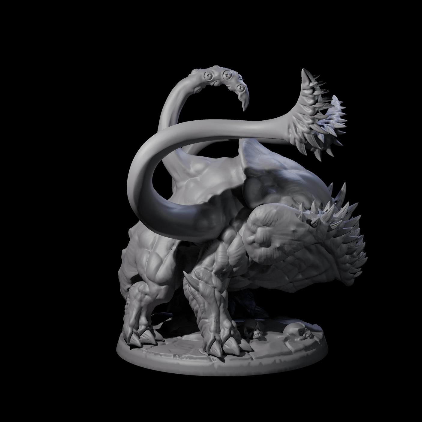 Maw of Hunger D Miniature for Dungeons and Dragons, Pathfinder or other TTRPGs