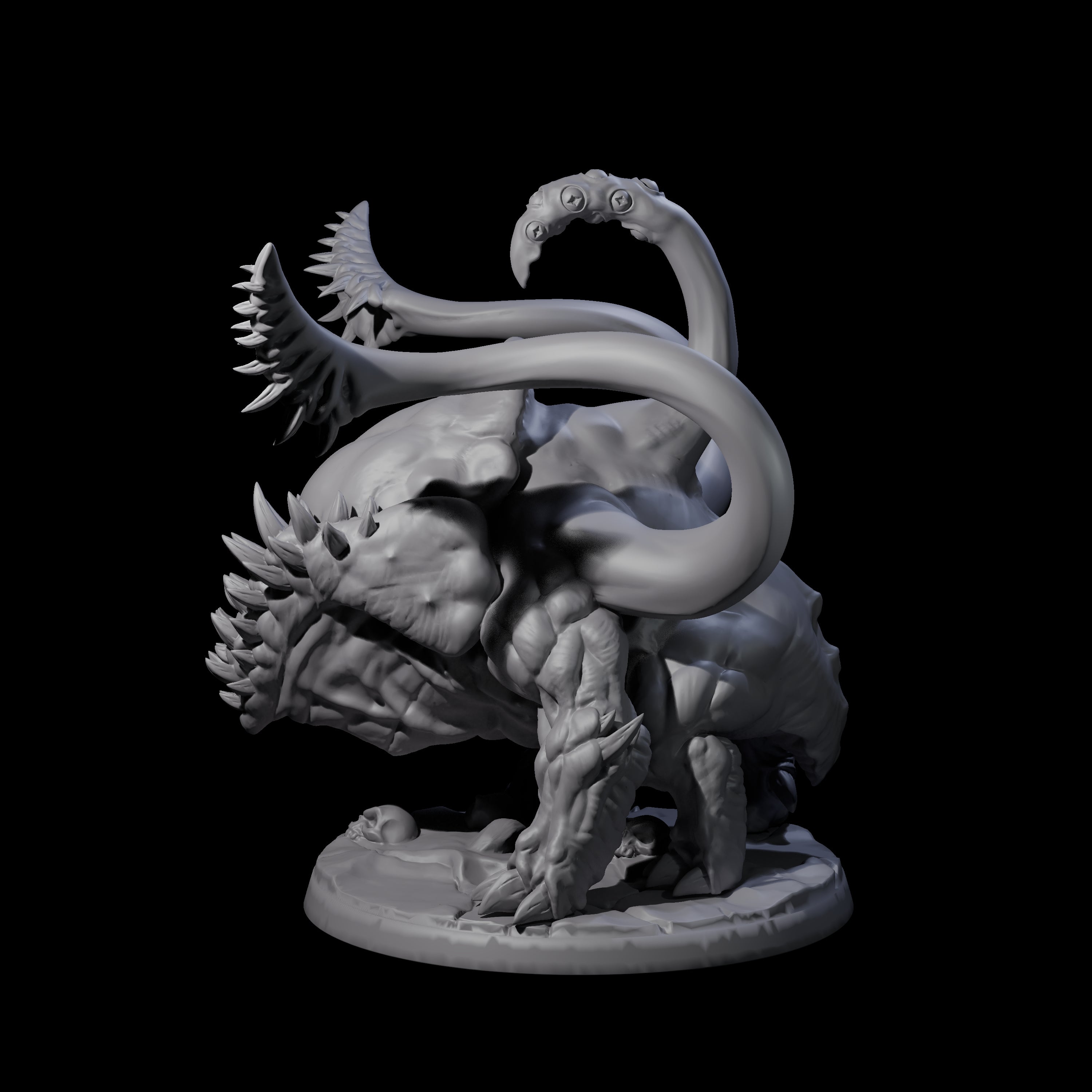 Maw of Hunger D Miniature for Dungeons and Dragons, Pathfinder or other TTRPGs