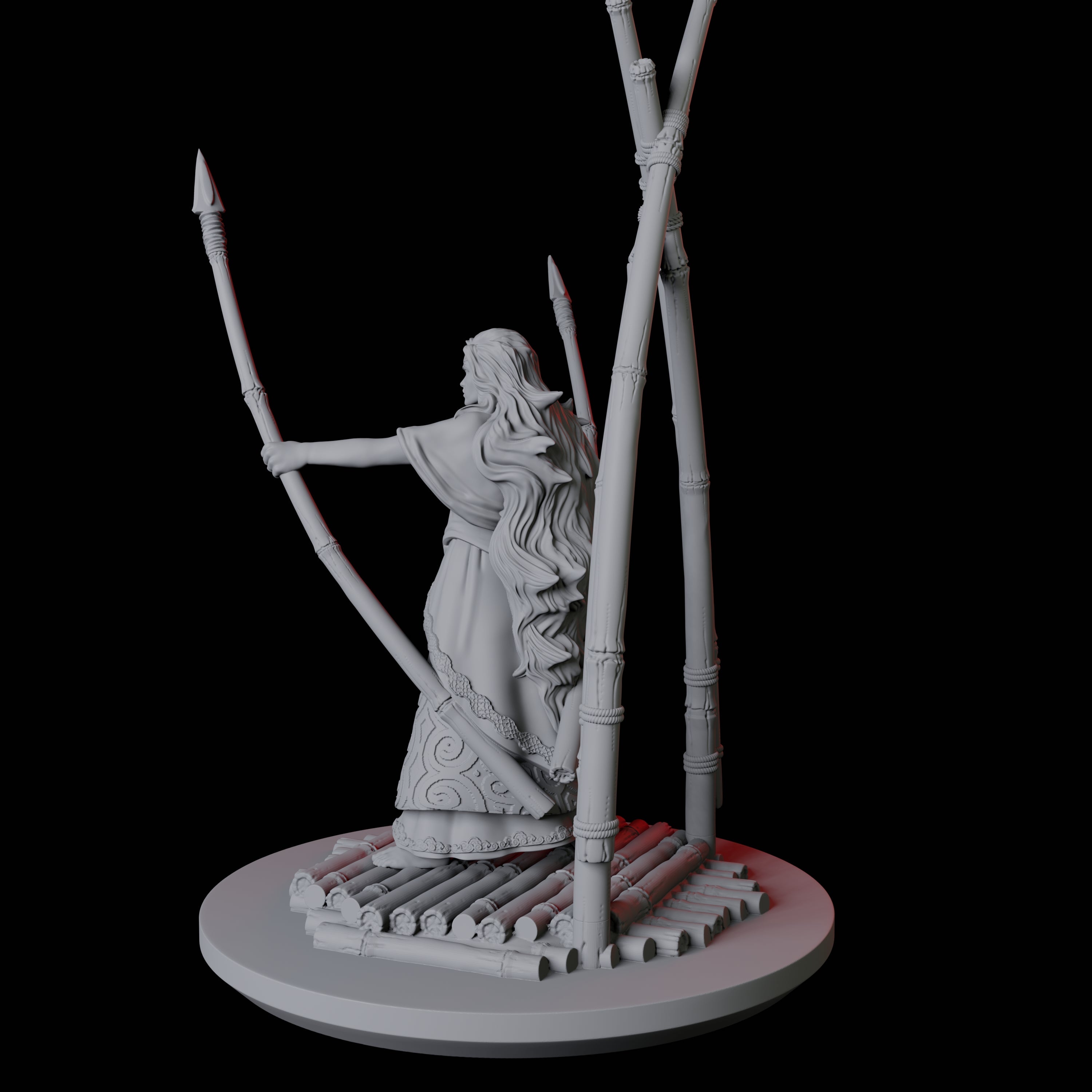 Mayari, Goddess of the Moon Miniature for Dungeons and Dragons, Pathfinder or other TTRPGs