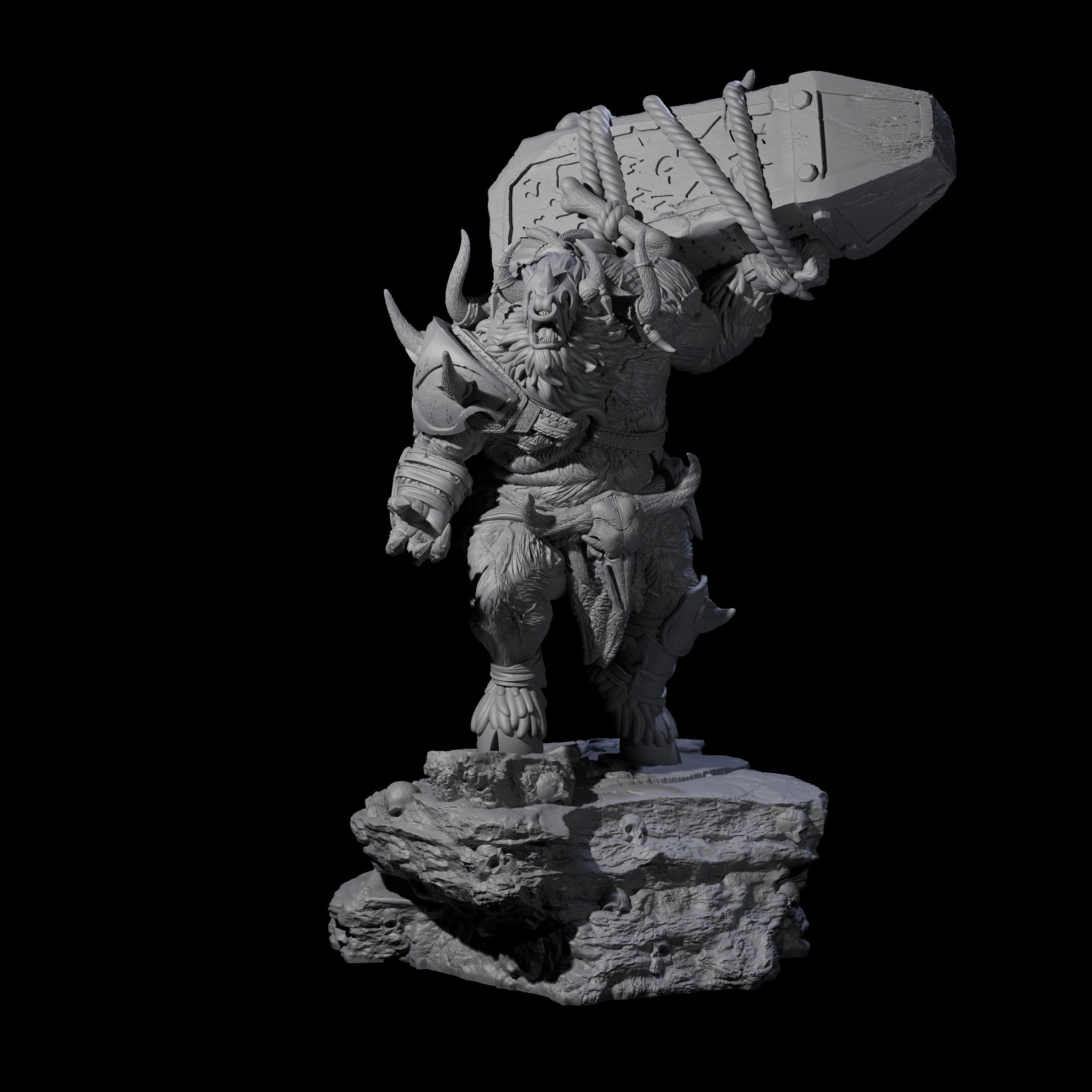 Maze Minotaur Miniature for Dungeons and Dragons, Pathfinder or other TTRPGs