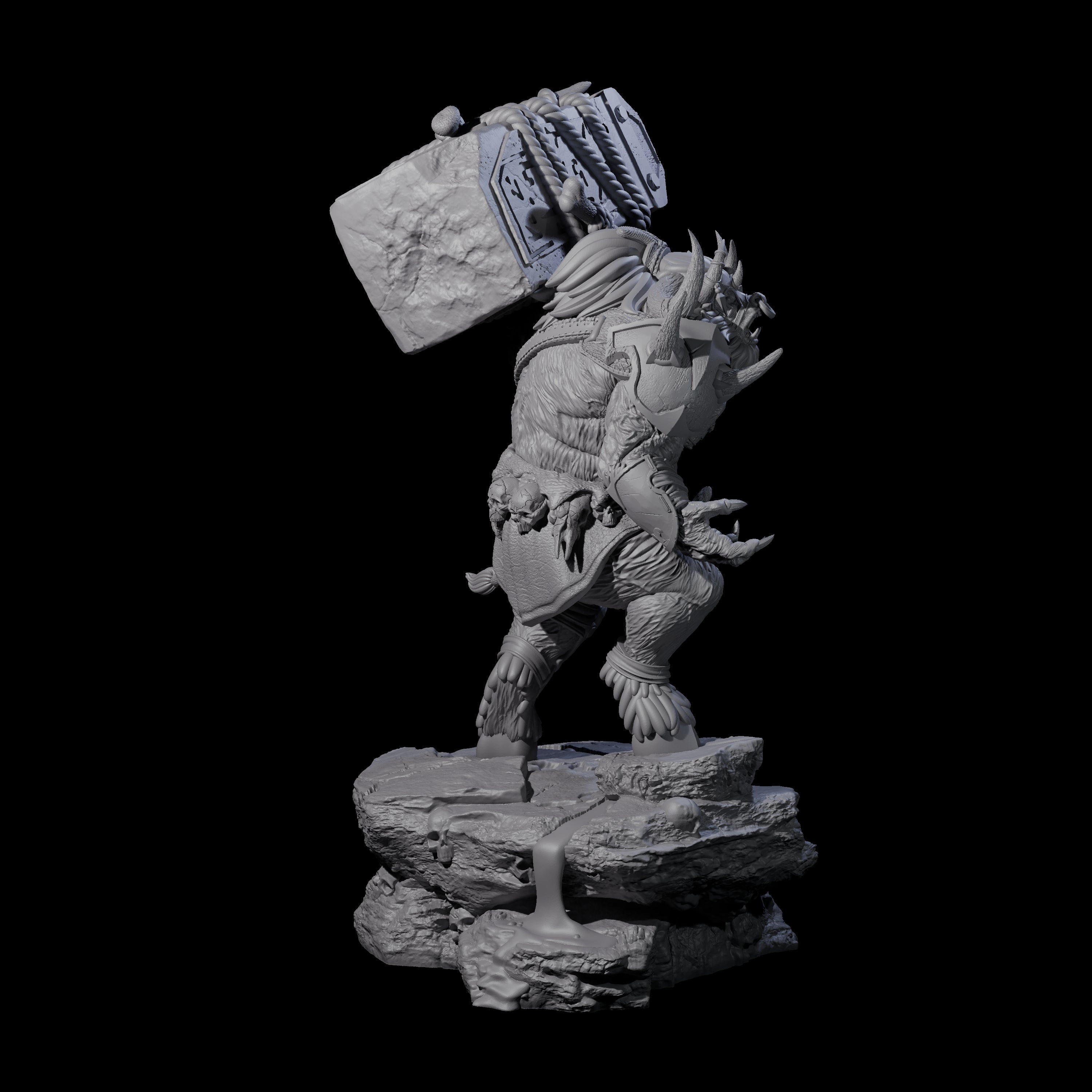 Maze Minotaur Miniature for Dungeons and Dragons, Pathfinder or other TTRPGs