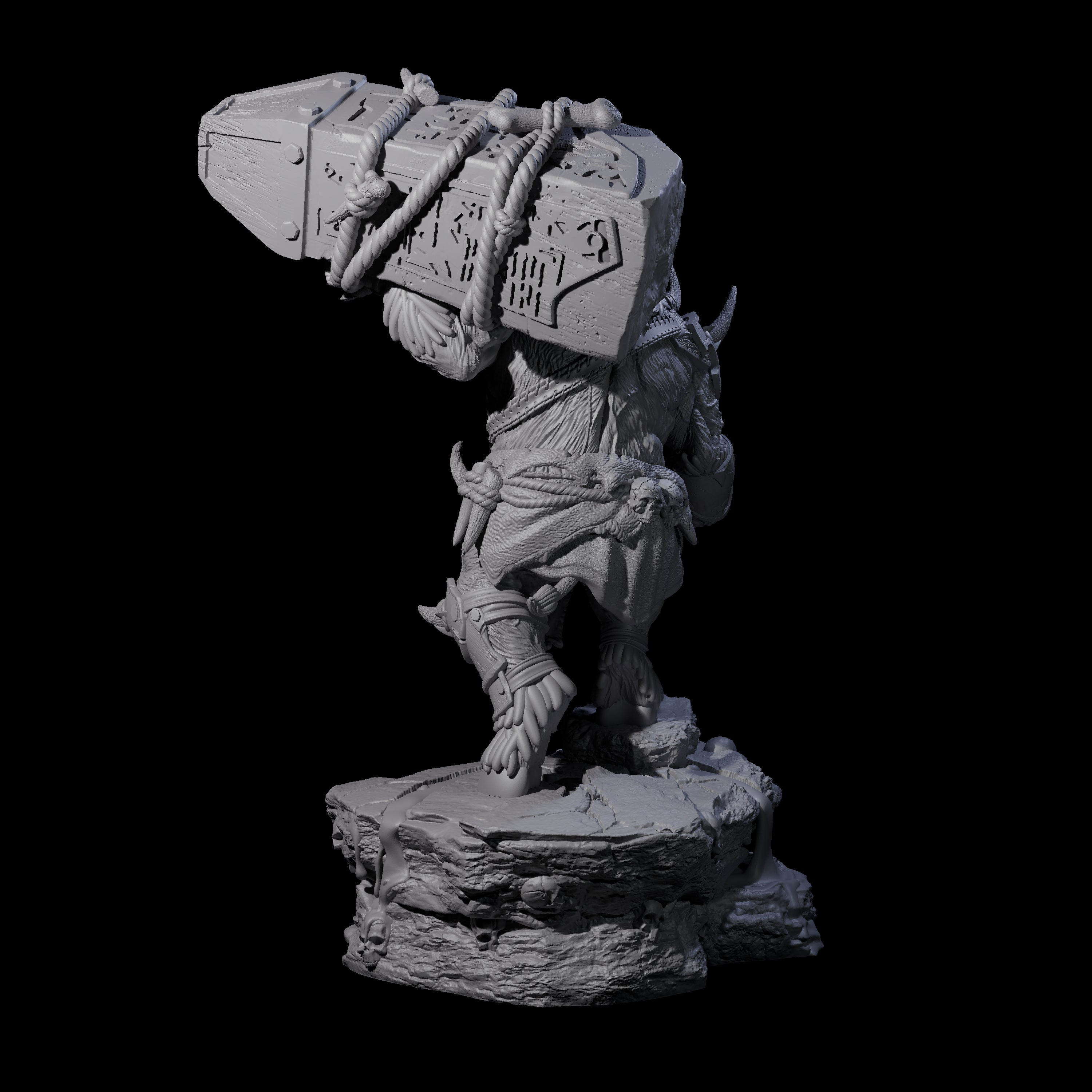Maze Minotaur Miniature for Dungeons and Dragons, Pathfinder or other TTRPGs
