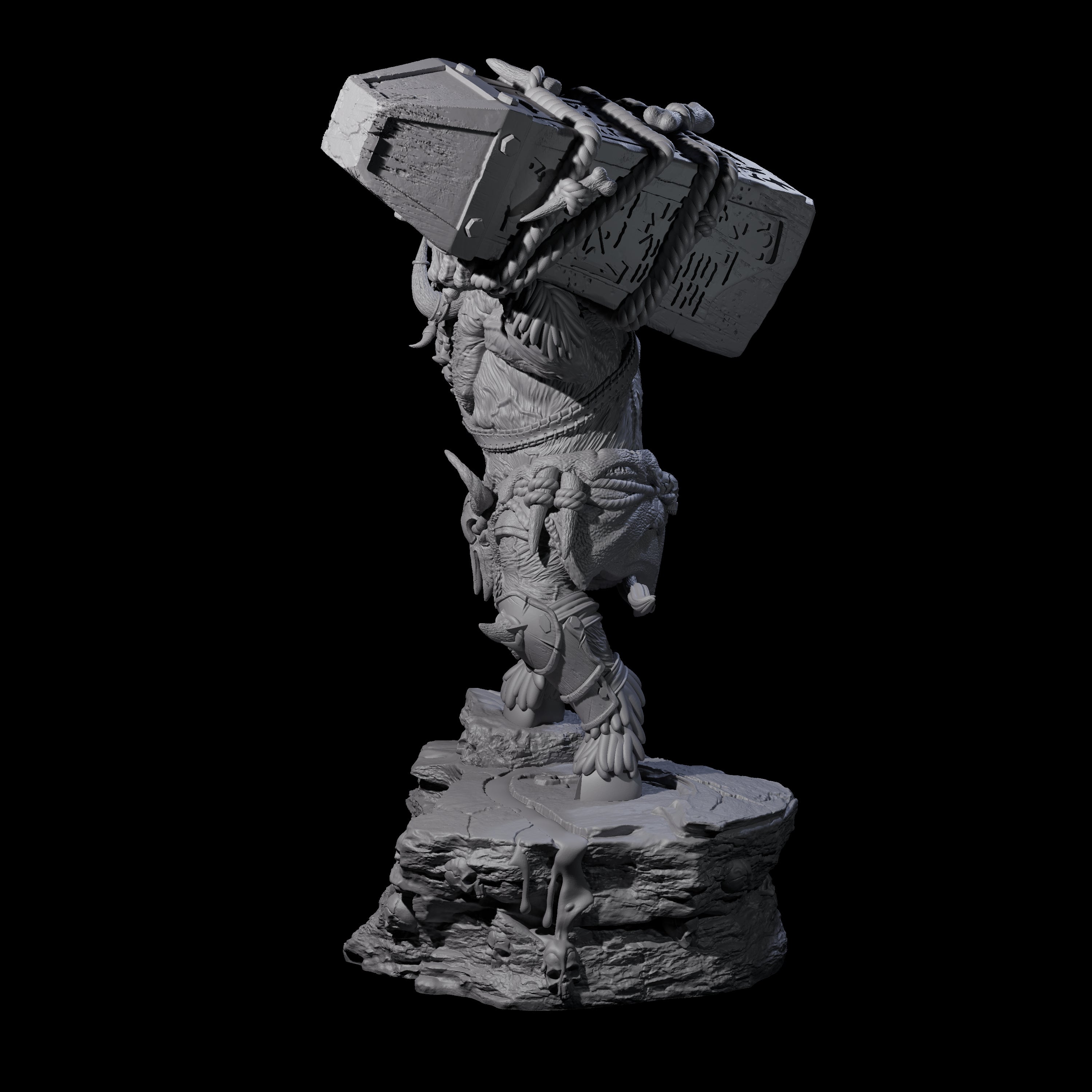 Maze Minotaur Miniature for Dungeons and Dragons, Pathfinder or other TTRPGs