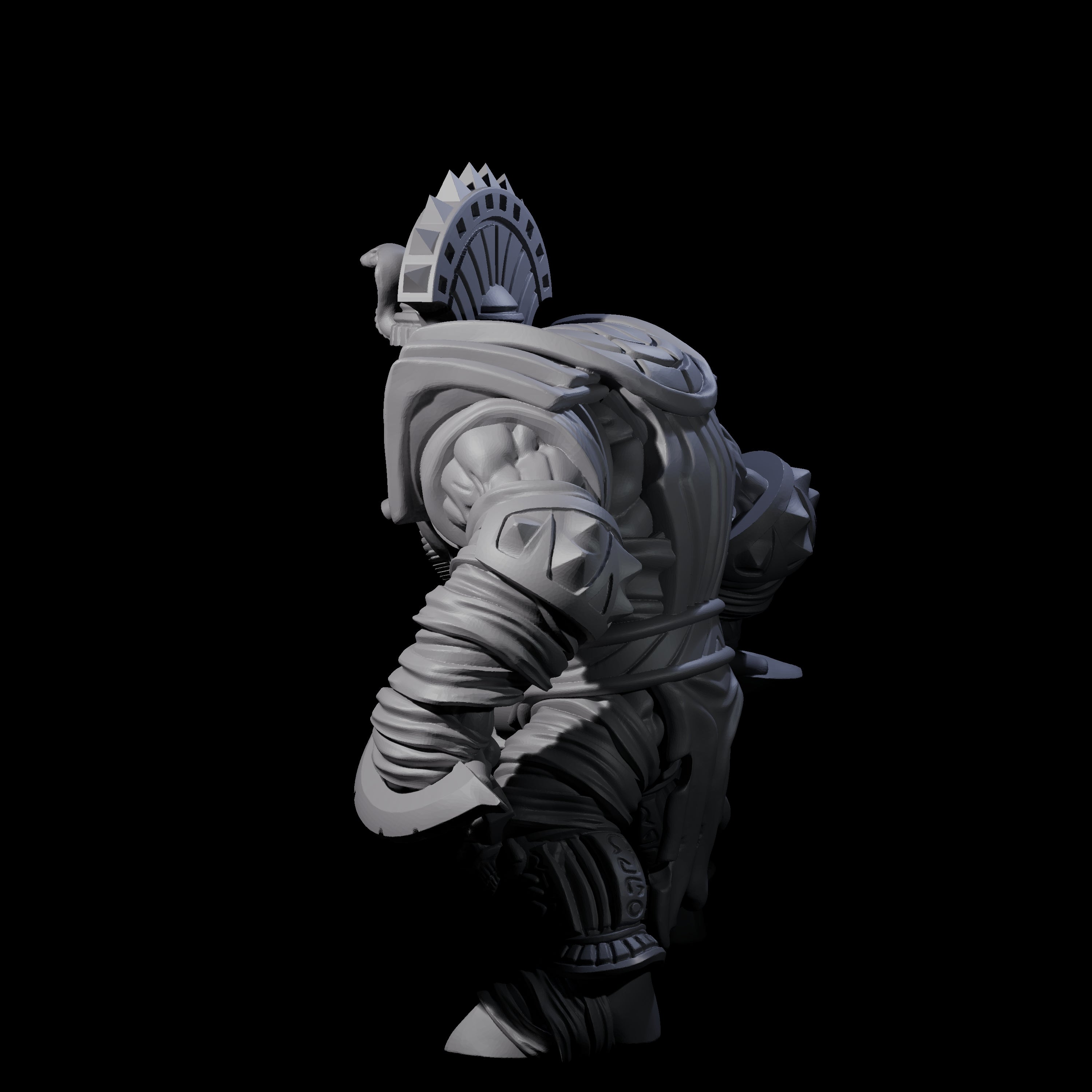 Mega Mummy A Miniature for Dungeons and Dragons, Pathfinder or other TTRPGs