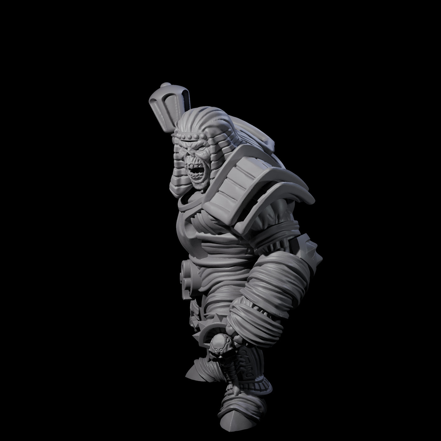 Mega Mummy B Miniature for Dungeons and Dragons, Pathfinder or other TTRPGs