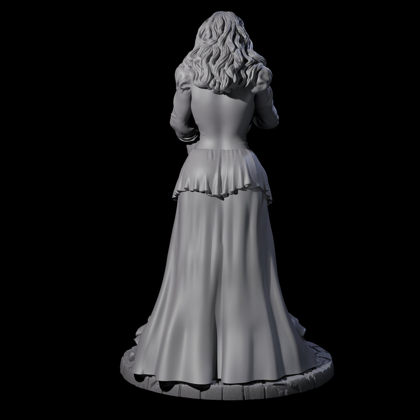Megrid - Casting Wizard Miniature for Dungeons and Dragons, Pathfinder or other TTRPGs