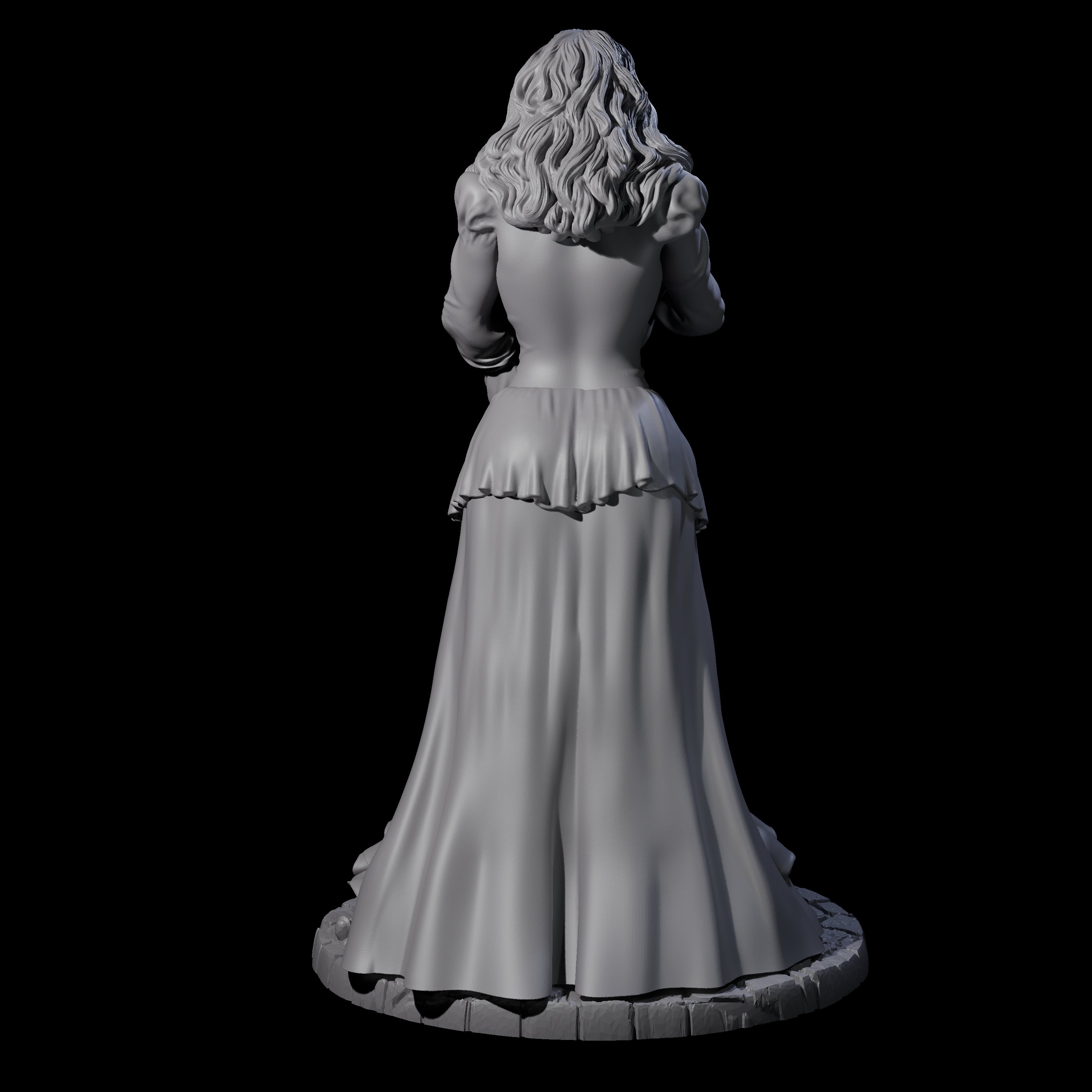 Megrid - Casting Wizard Miniature for Dungeons and Dragons, Pathfinder or other TTRPGs