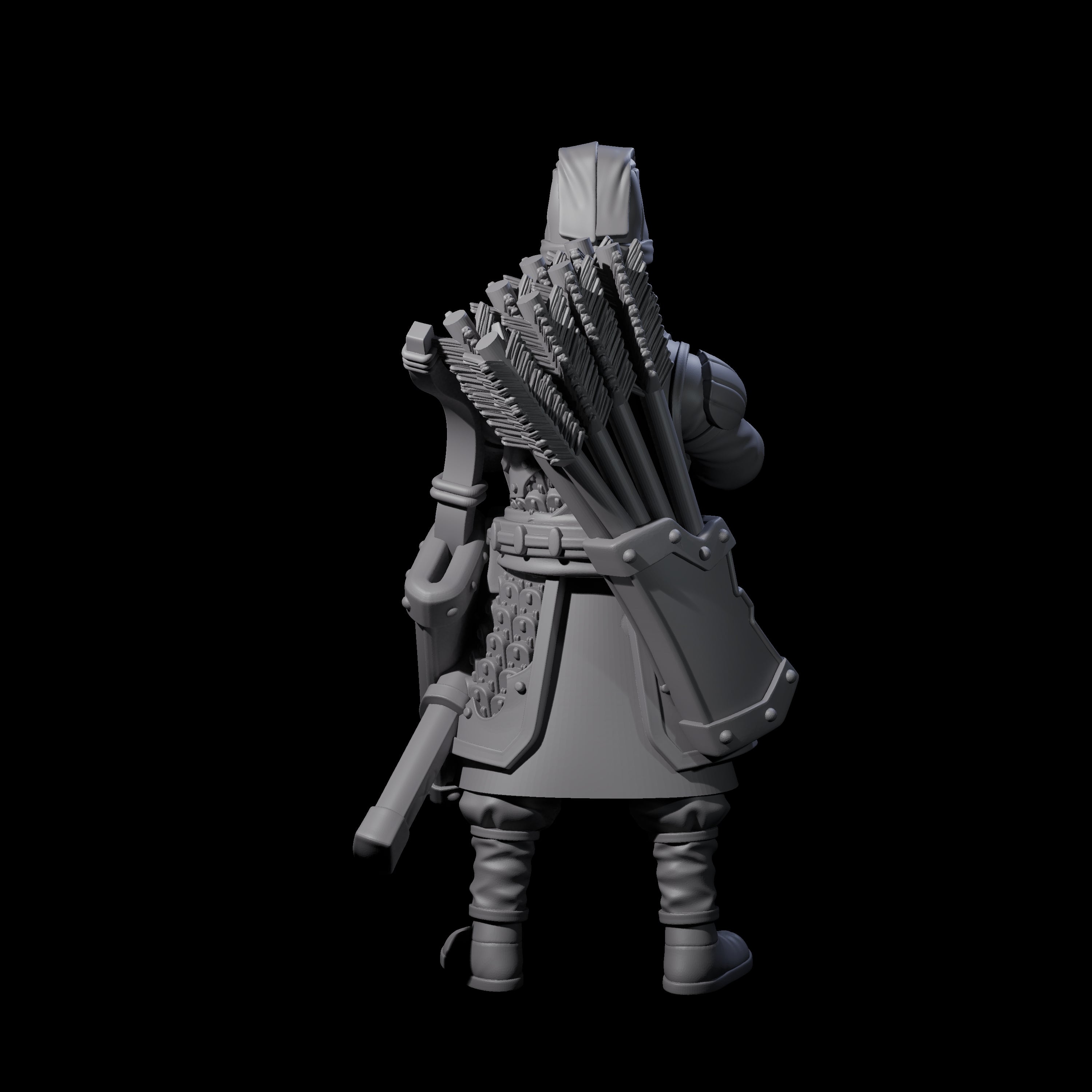 Melodious Human Warrior Musician Miniature for Dungeons and Dragons, Pathfinder or other TTRPGs