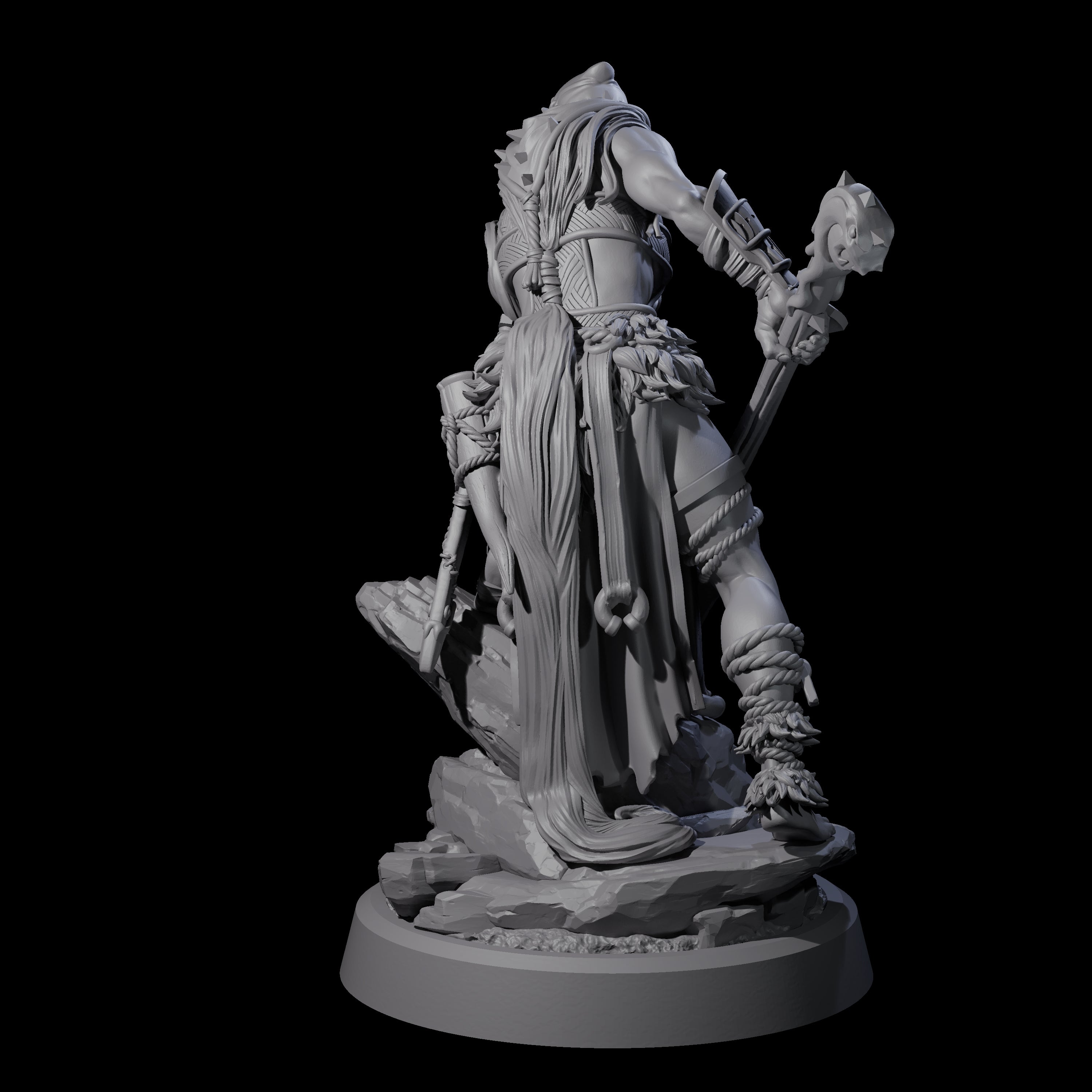 Men Slaying Hervor B Miniature for Dungeons and Dragons, Pathfinder or other TTRPGs