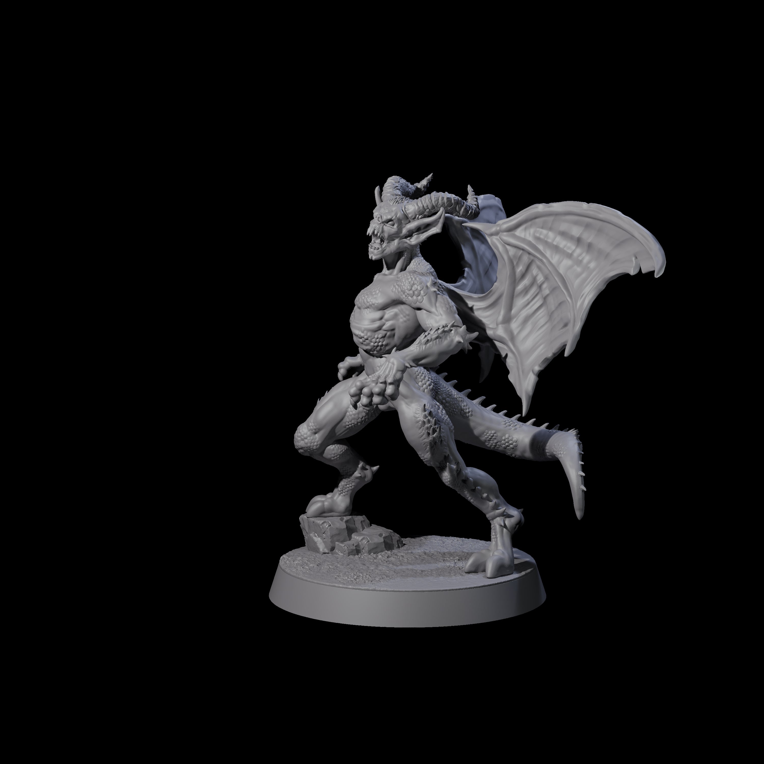 Menacing Imp Fiend Miniature for Dungeons and Dragons, Pathfinder or other TTRPGs