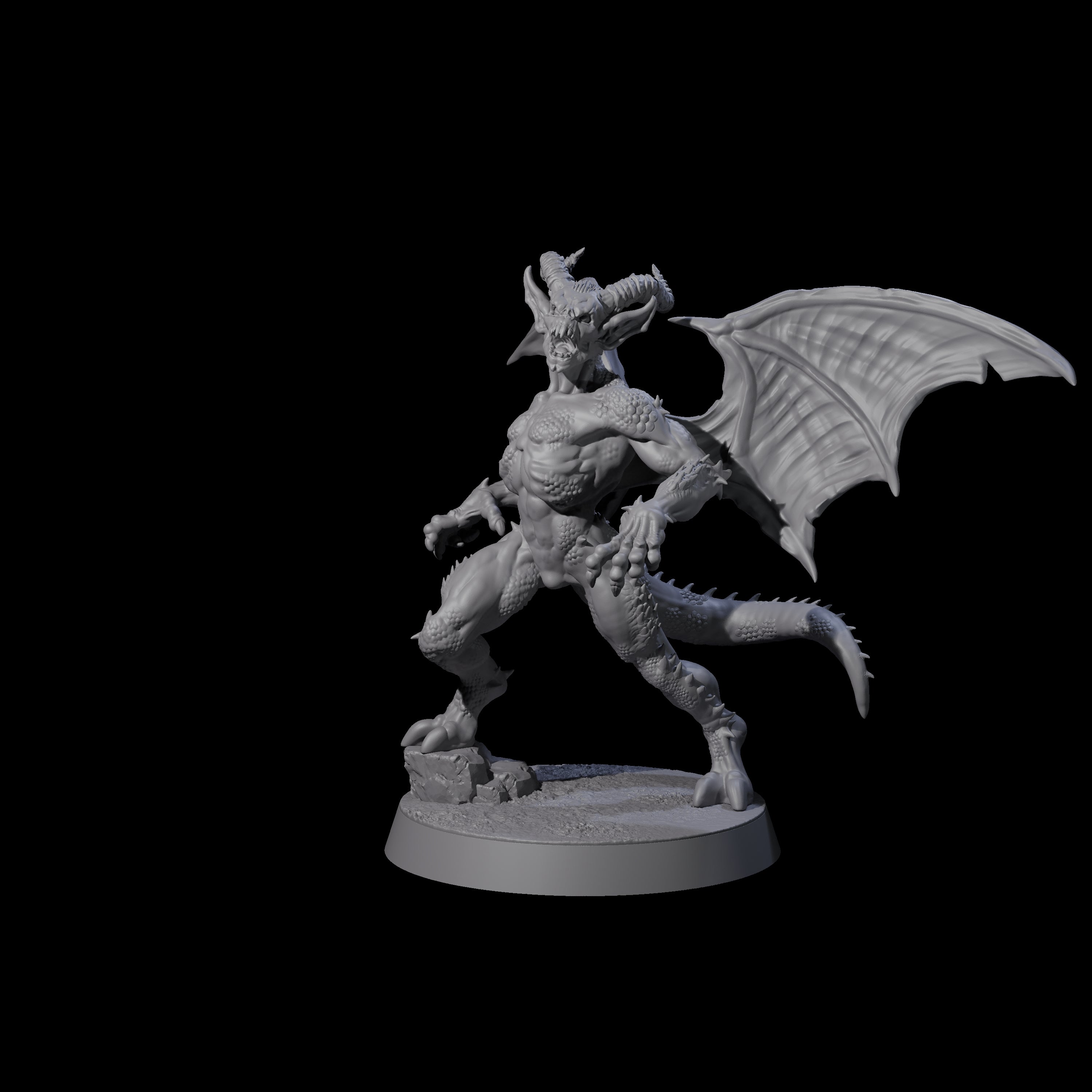 Menacing Imp Fiend Miniature for Dungeons and Dragons, Pathfinder or other TTRPGs