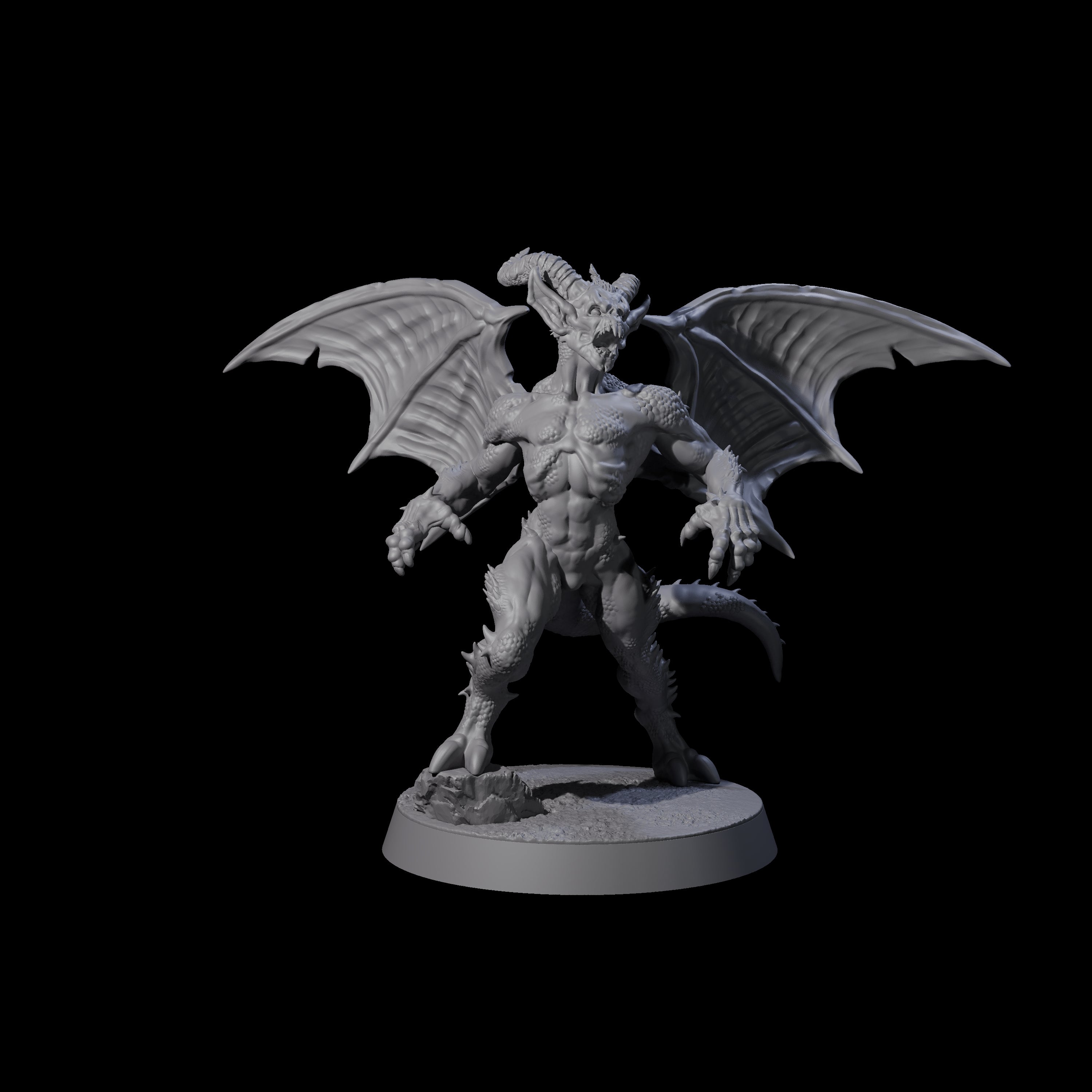 Menacing Imp Fiend Miniature for Dungeons and Dragons, Pathfinder or other TTRPGs