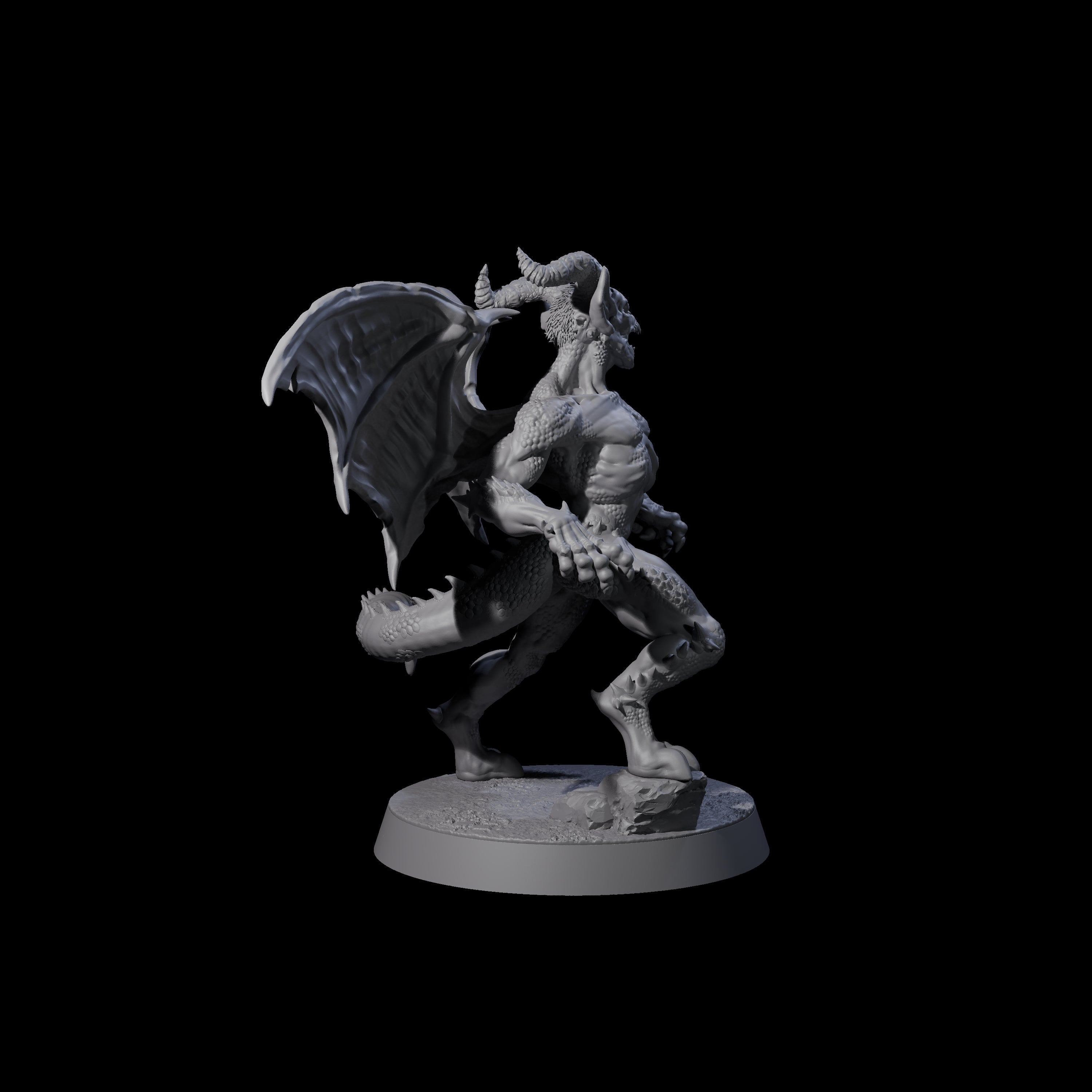 Menacing Imp Fiend Miniature for Dungeons and Dragons, Pathfinder or other TTRPGs