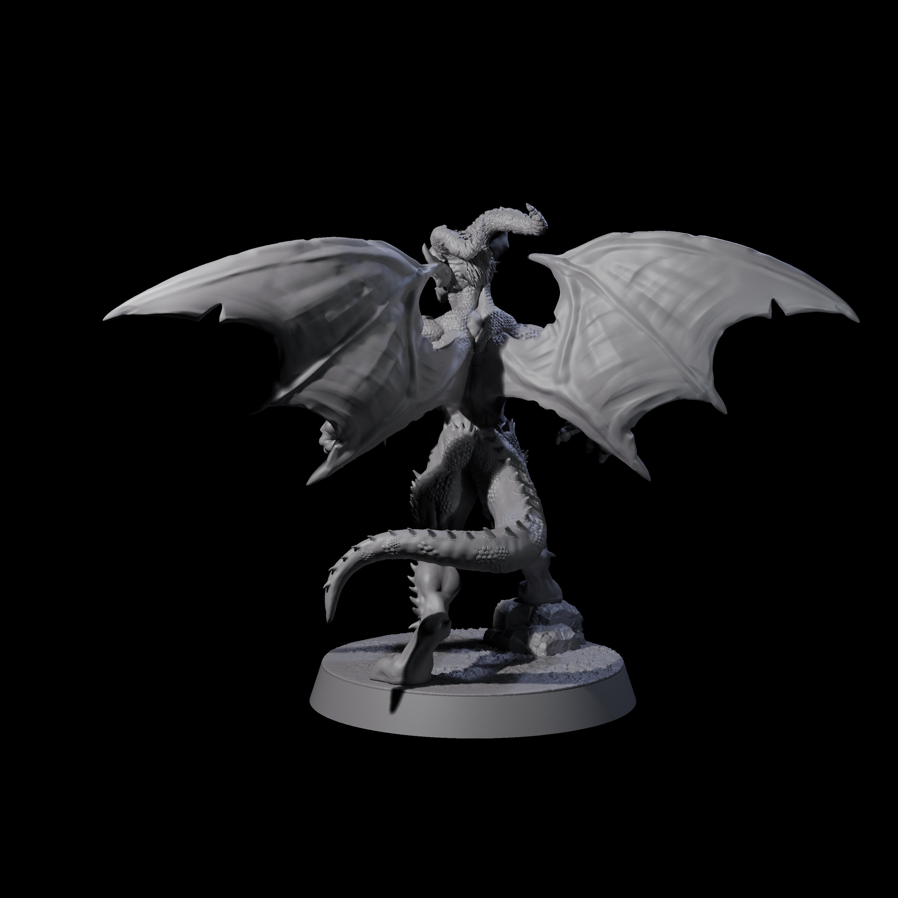 Menacing Imp Fiend Miniature for Dungeons and Dragons, Pathfinder or other TTRPGs