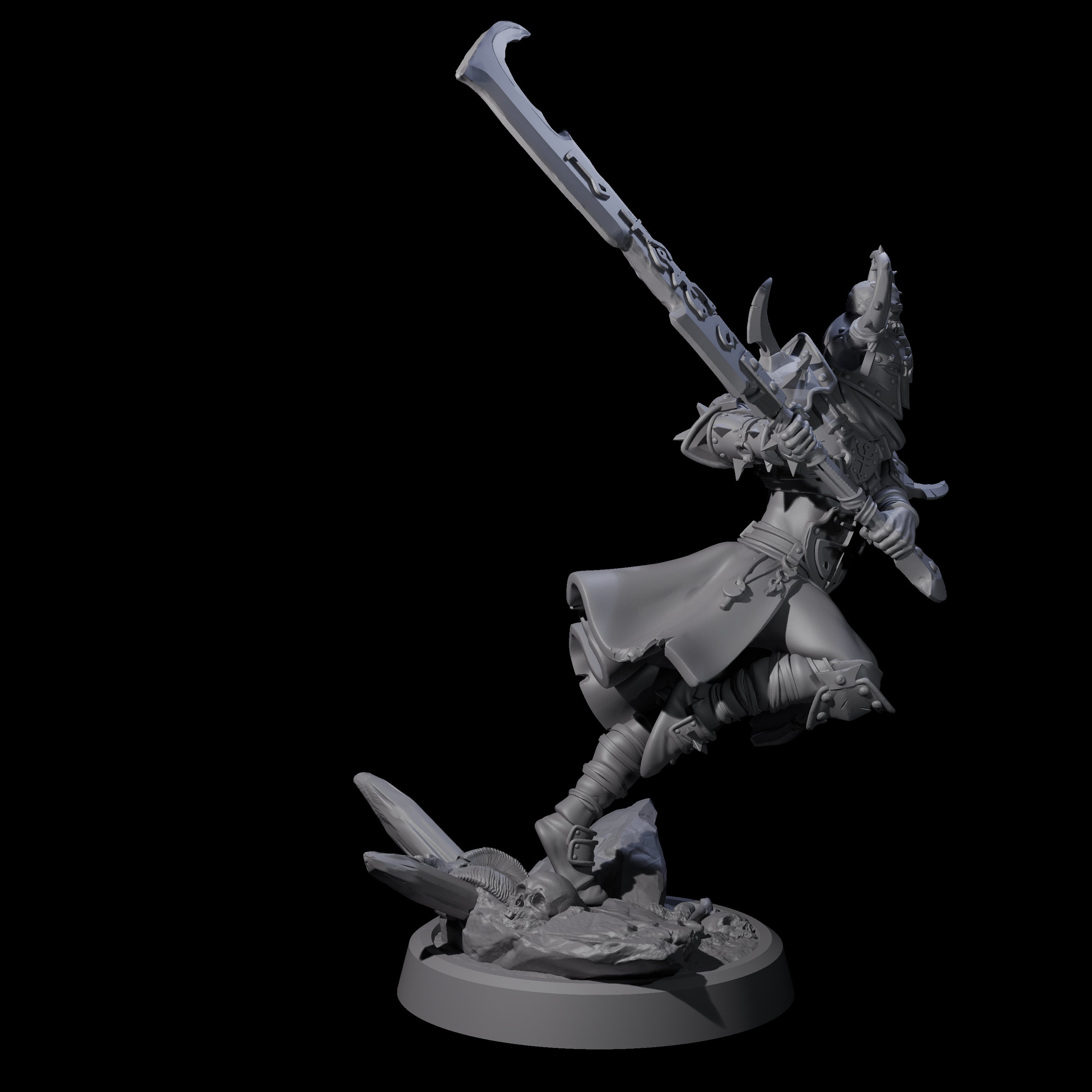 Menacing Shieldmaiden C Miniature for Dungeons and Dragons, Pathfinder or other TTRPGs