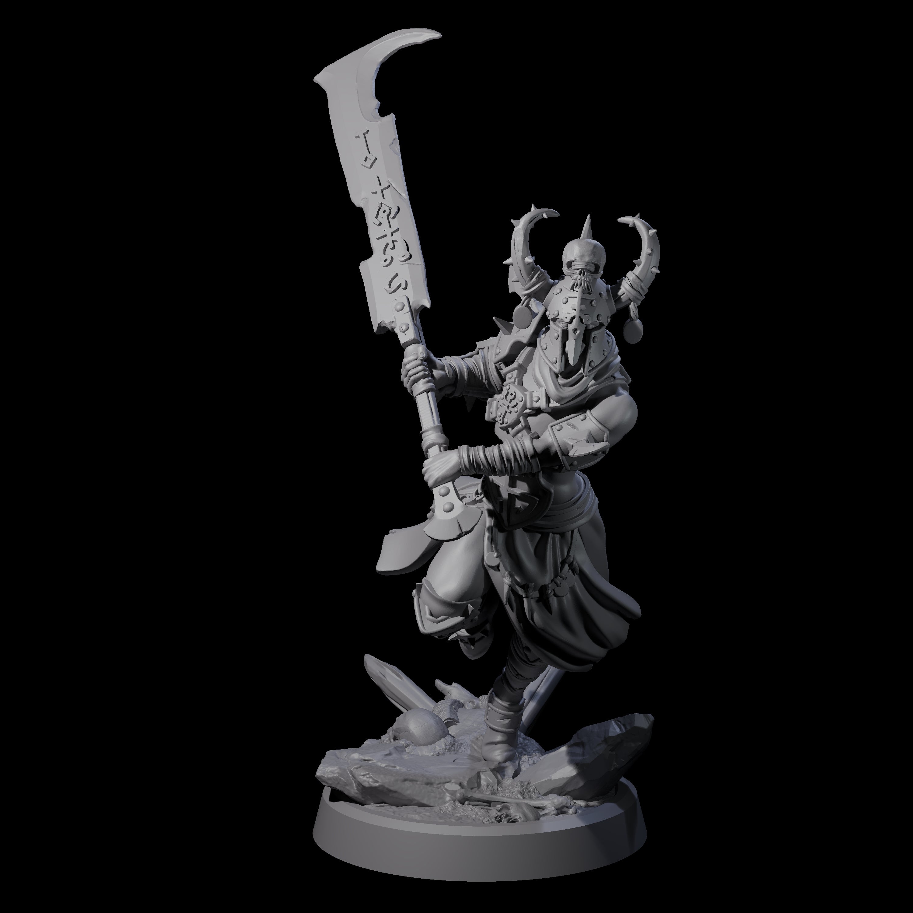 Menacing Shieldmaiden C Miniature for Dungeons and Dragons, Pathfinder or other TTRPGs