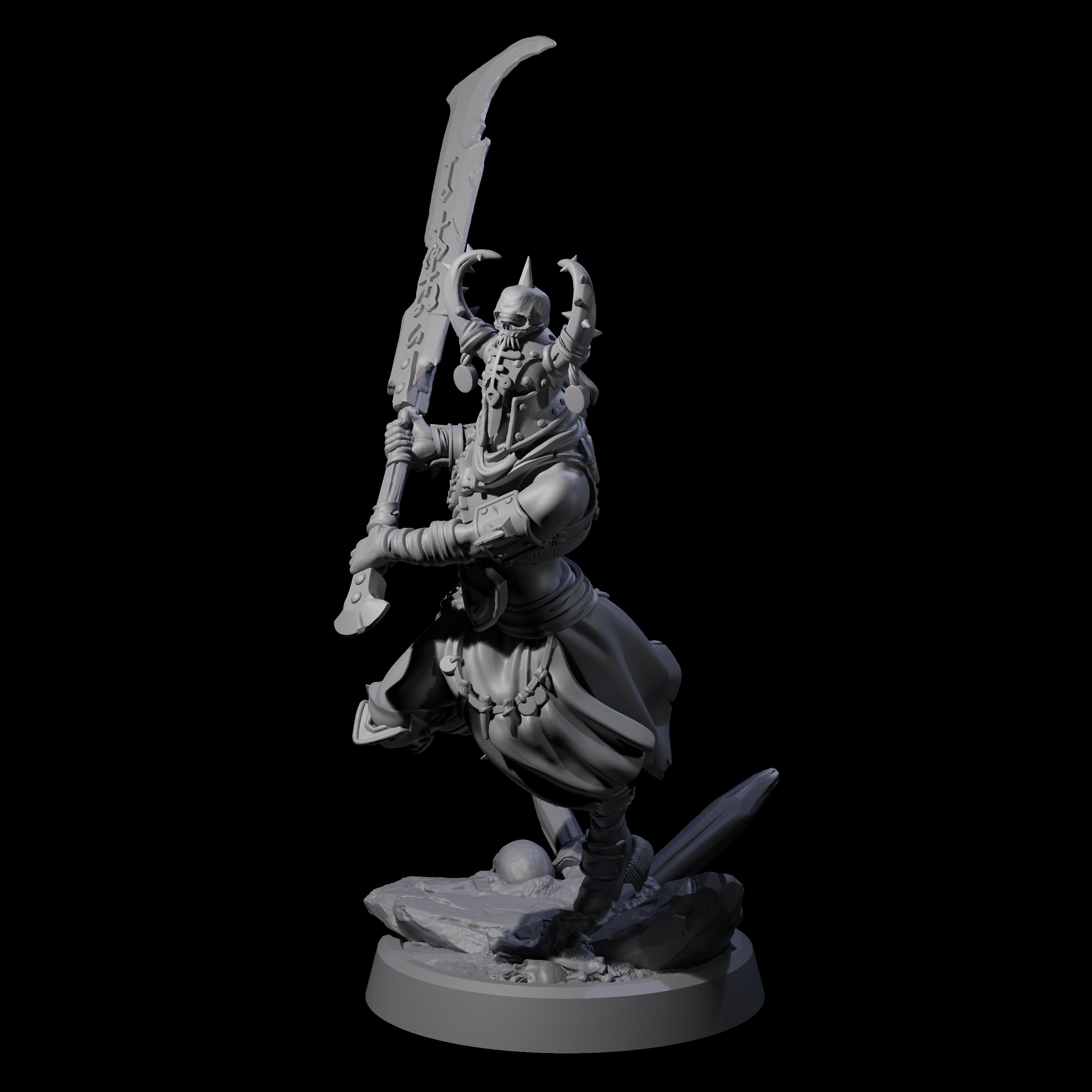 Menacing Shieldmaiden C Miniature for Dungeons and Dragons, Pathfinder or other TTRPGs