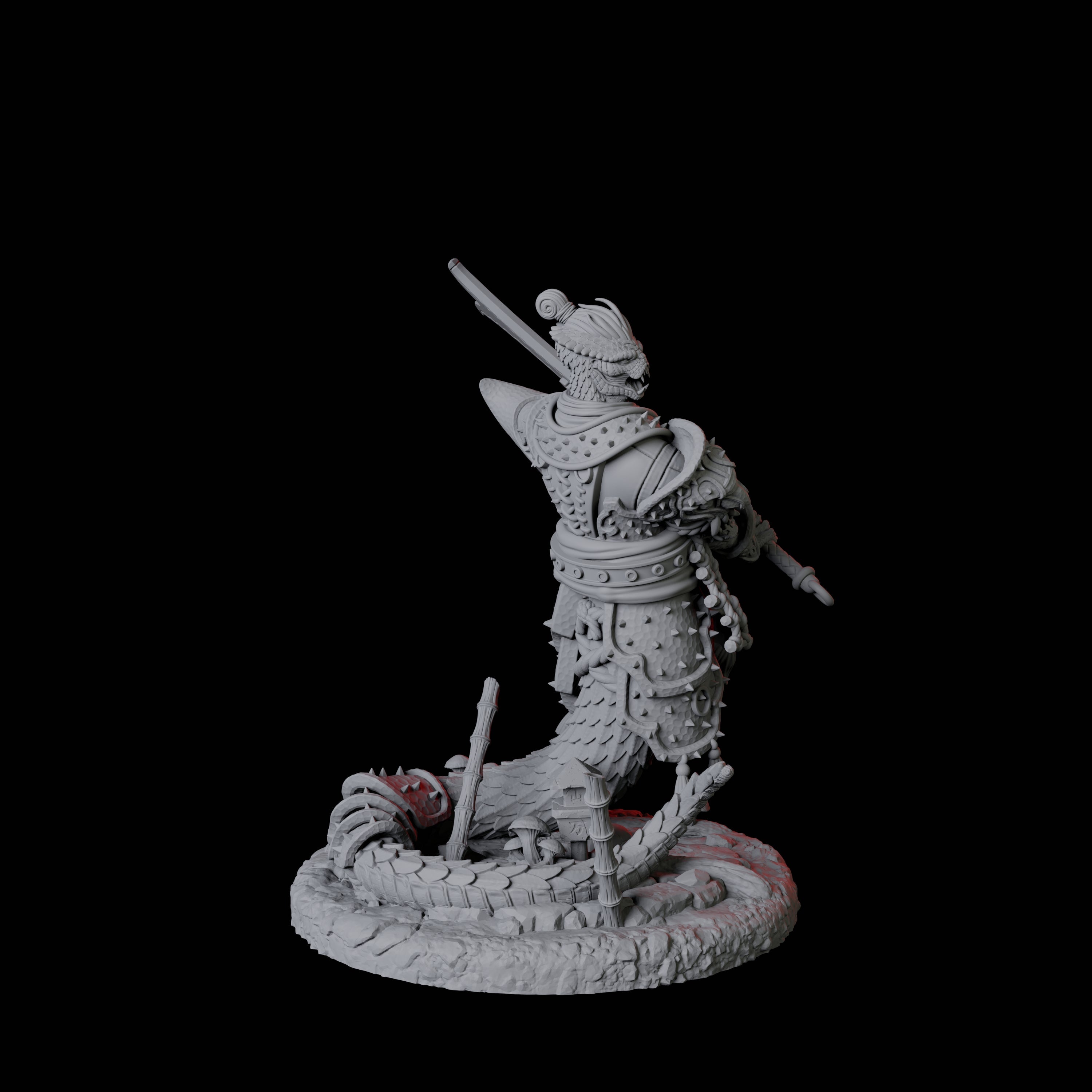 Menacing Yuan-Ti Abomination B Miniature for Dungeons and Dragons, Pathfinder or other TTRPGs