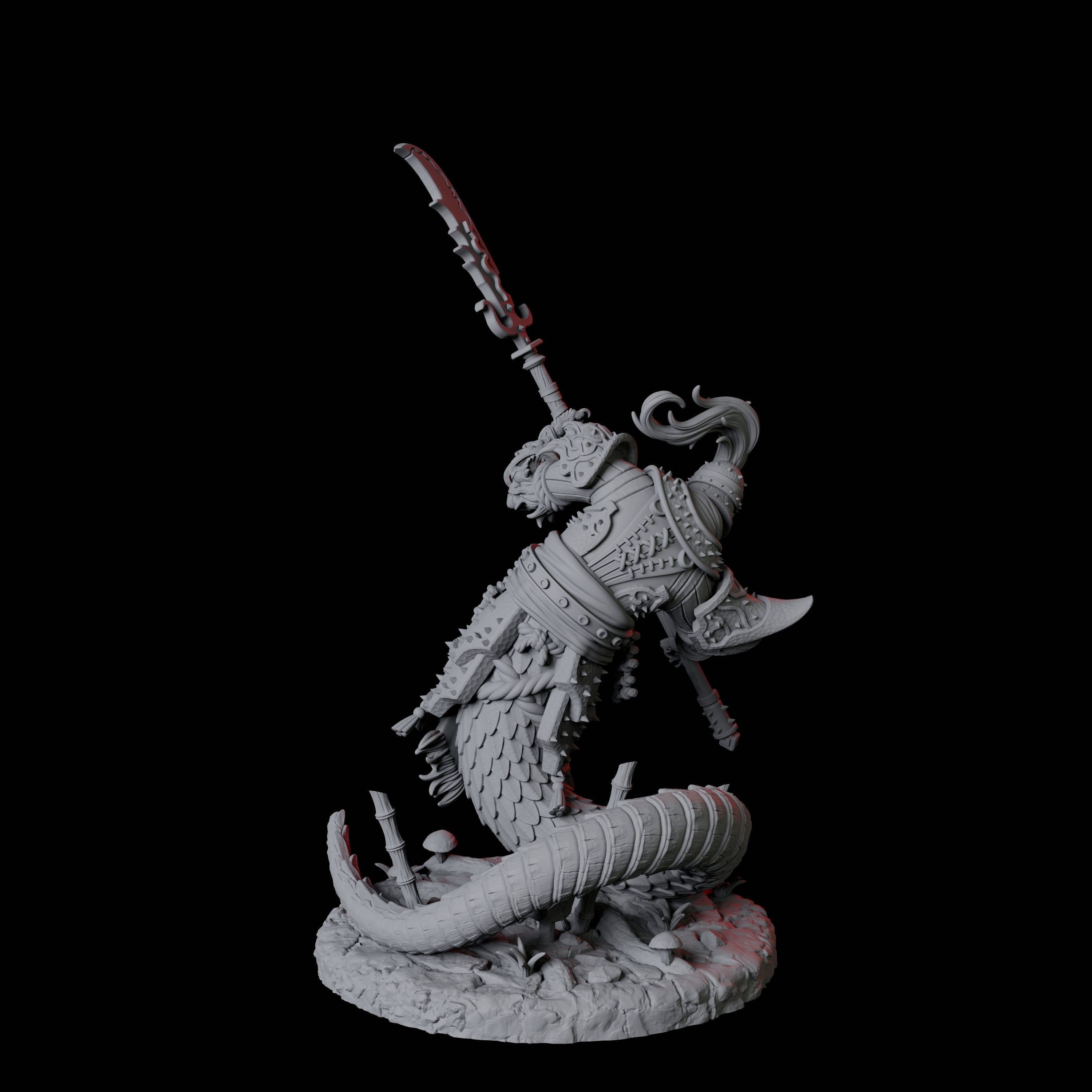 Menacing Yuan-Ti Abomination D Miniature for Dungeons and Dragons, Pathfinder or other TTRPGs
