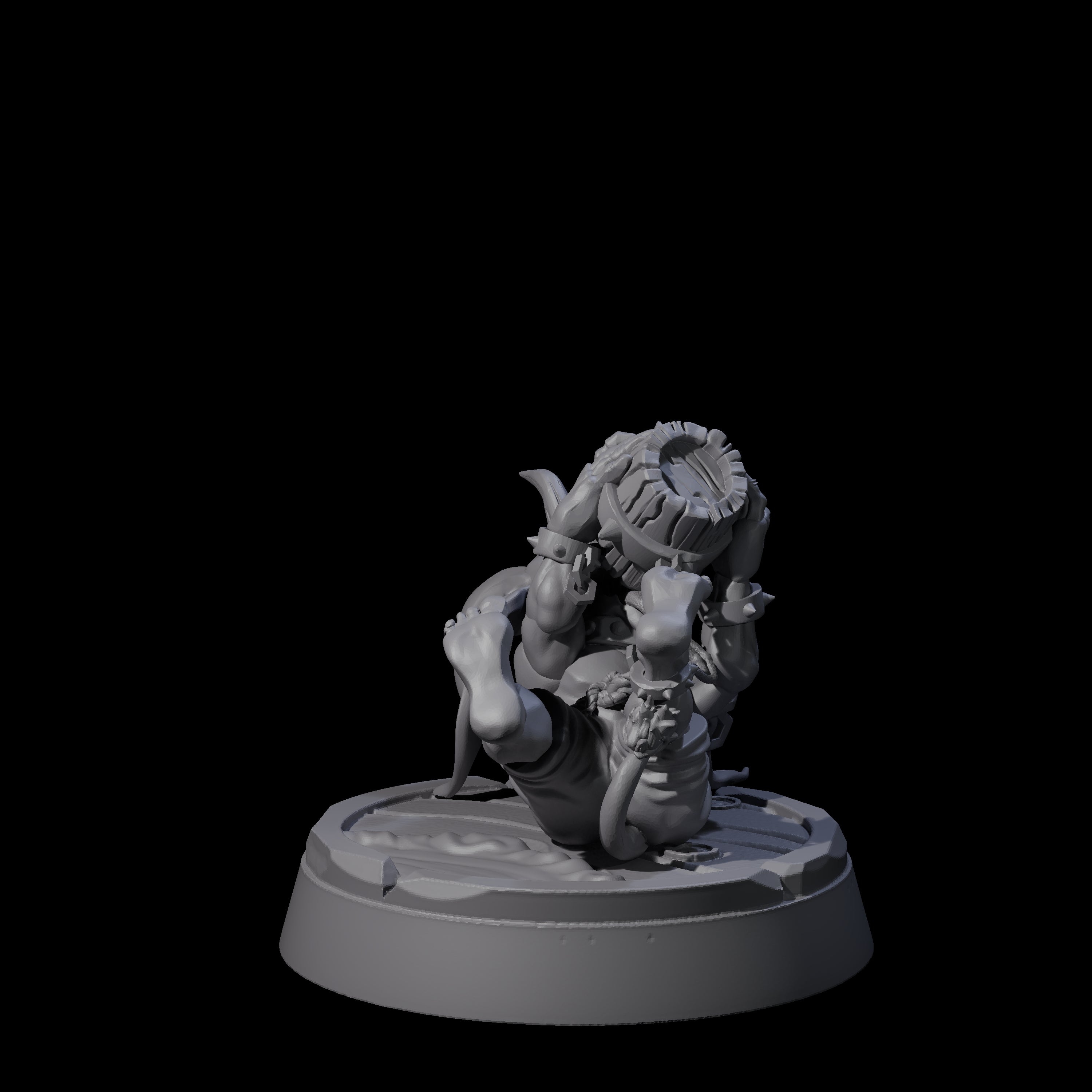 Menial Imp Deck Scrubber C Miniature for Dungeons and Dragons, Pathfinder or other TTRPGs