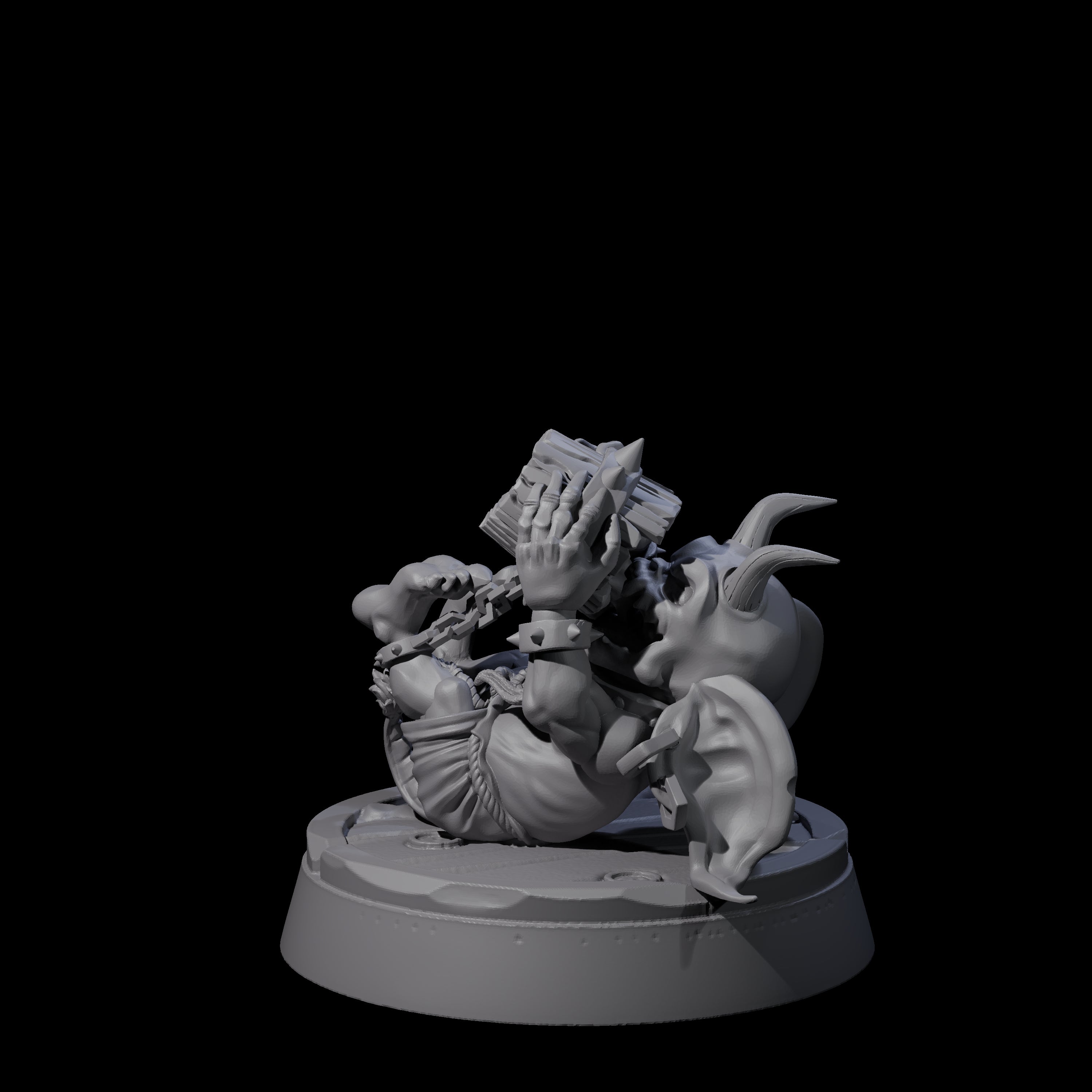 Menial Imp Deck Scrubber C Miniature for Dungeons and Dragons, Pathfinder or other TTRPGs